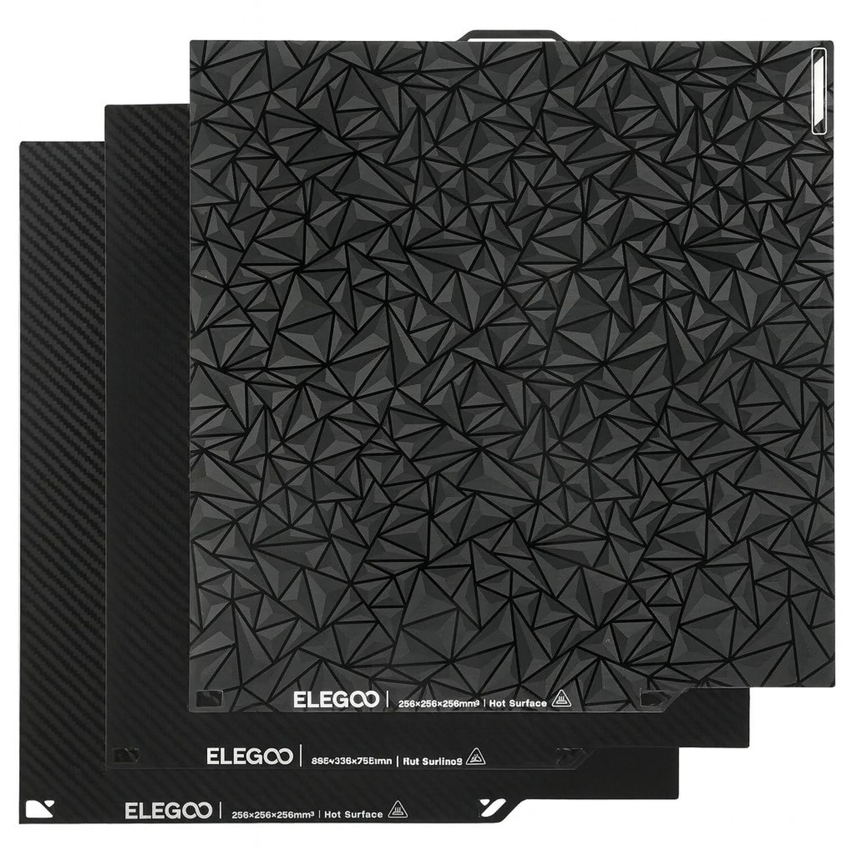 Elegoo Centauri Carbon/Centauri Dual-Sided Build Plate 3 Pcs