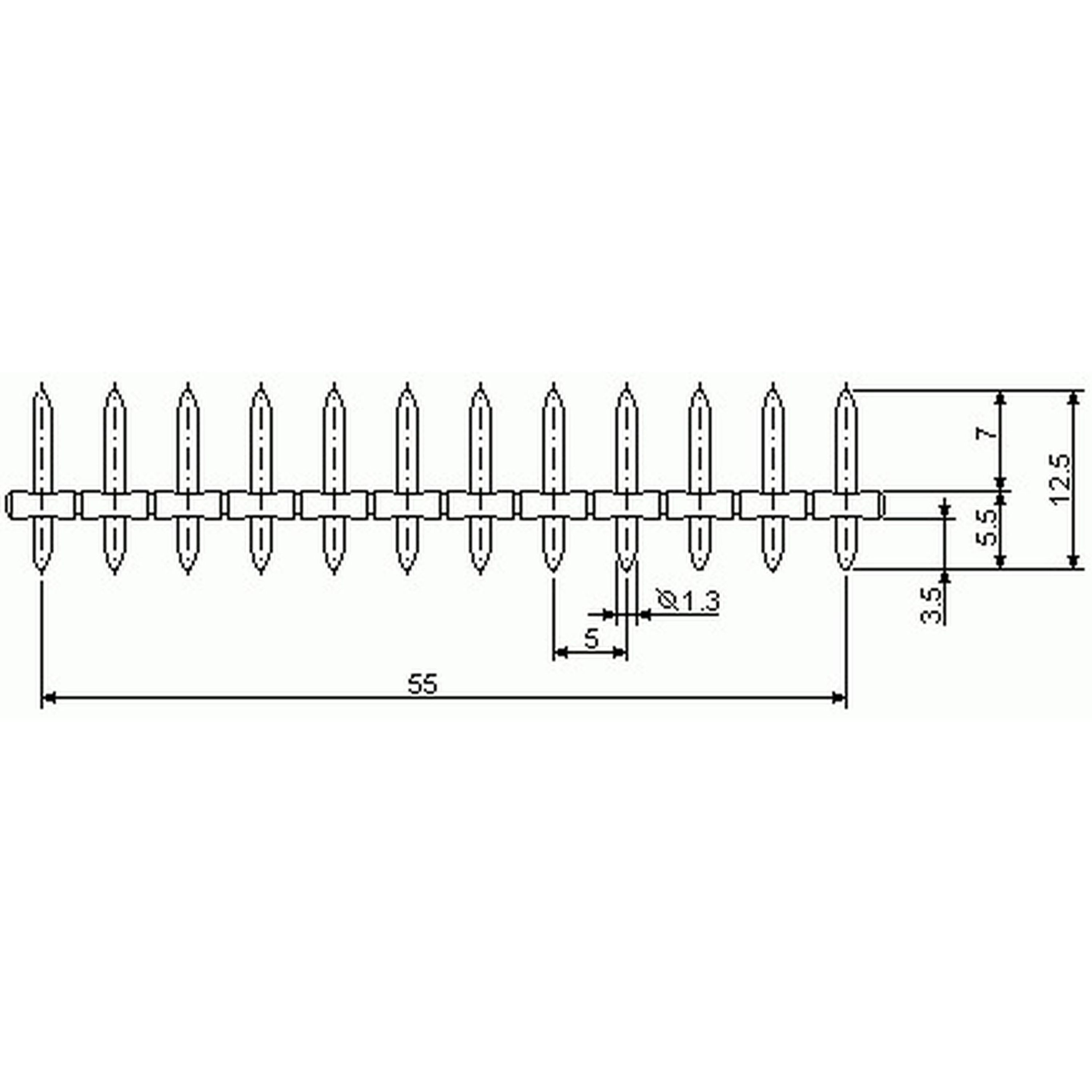 24 Way Pin Strip To Suit ETB16 Series