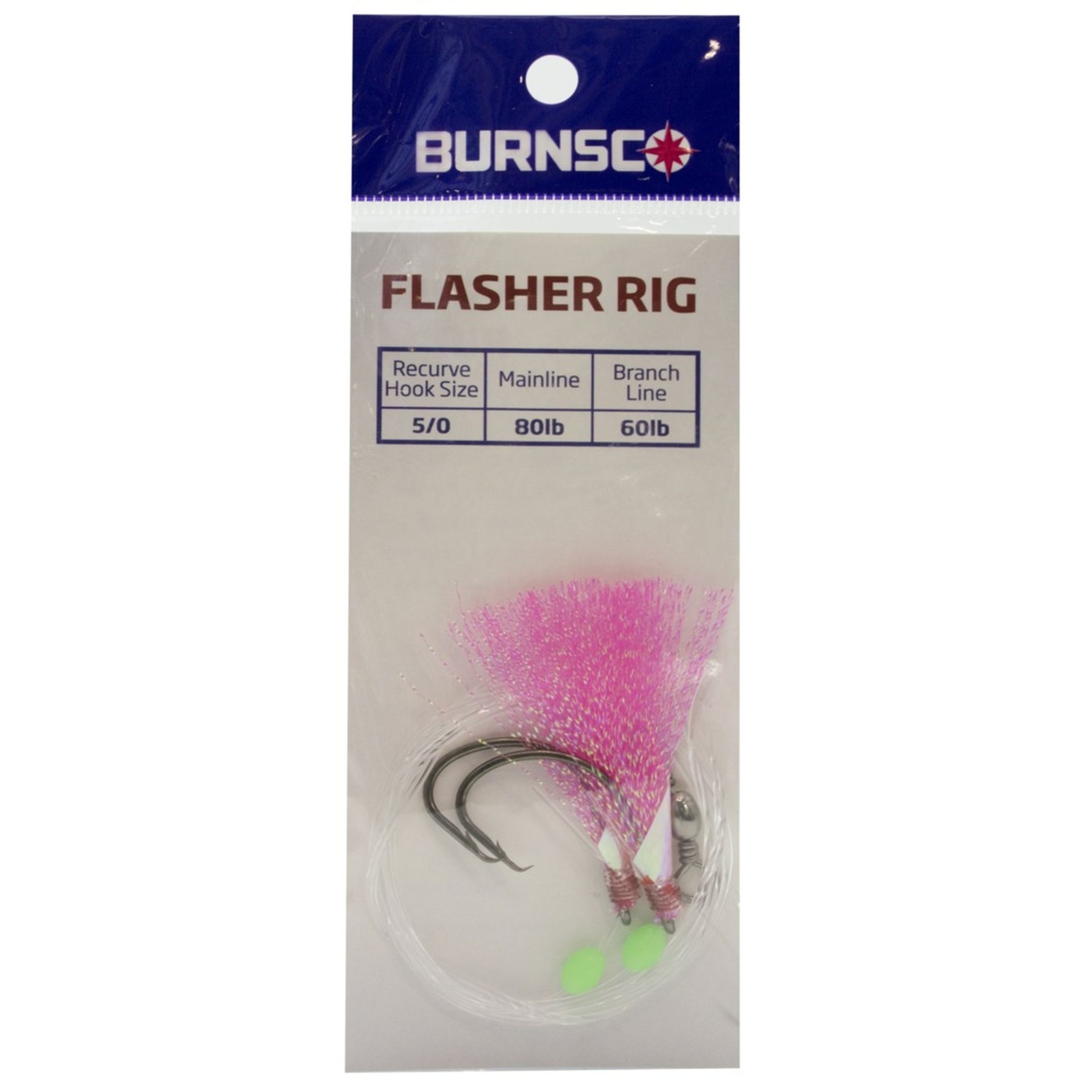 Flasher Rig Burnsco 5/0 Pink