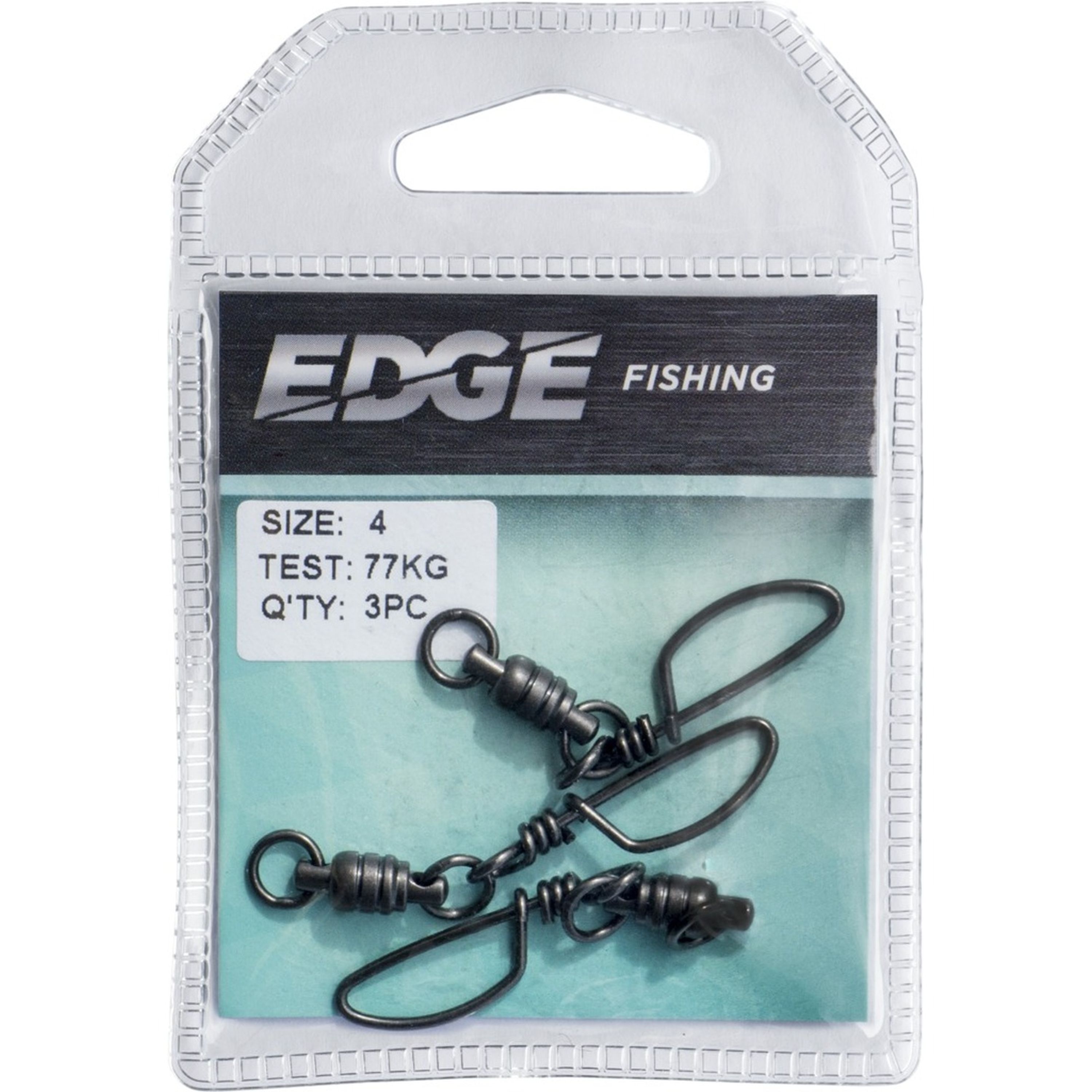 Edge Snap Swivel 170lb 3pc