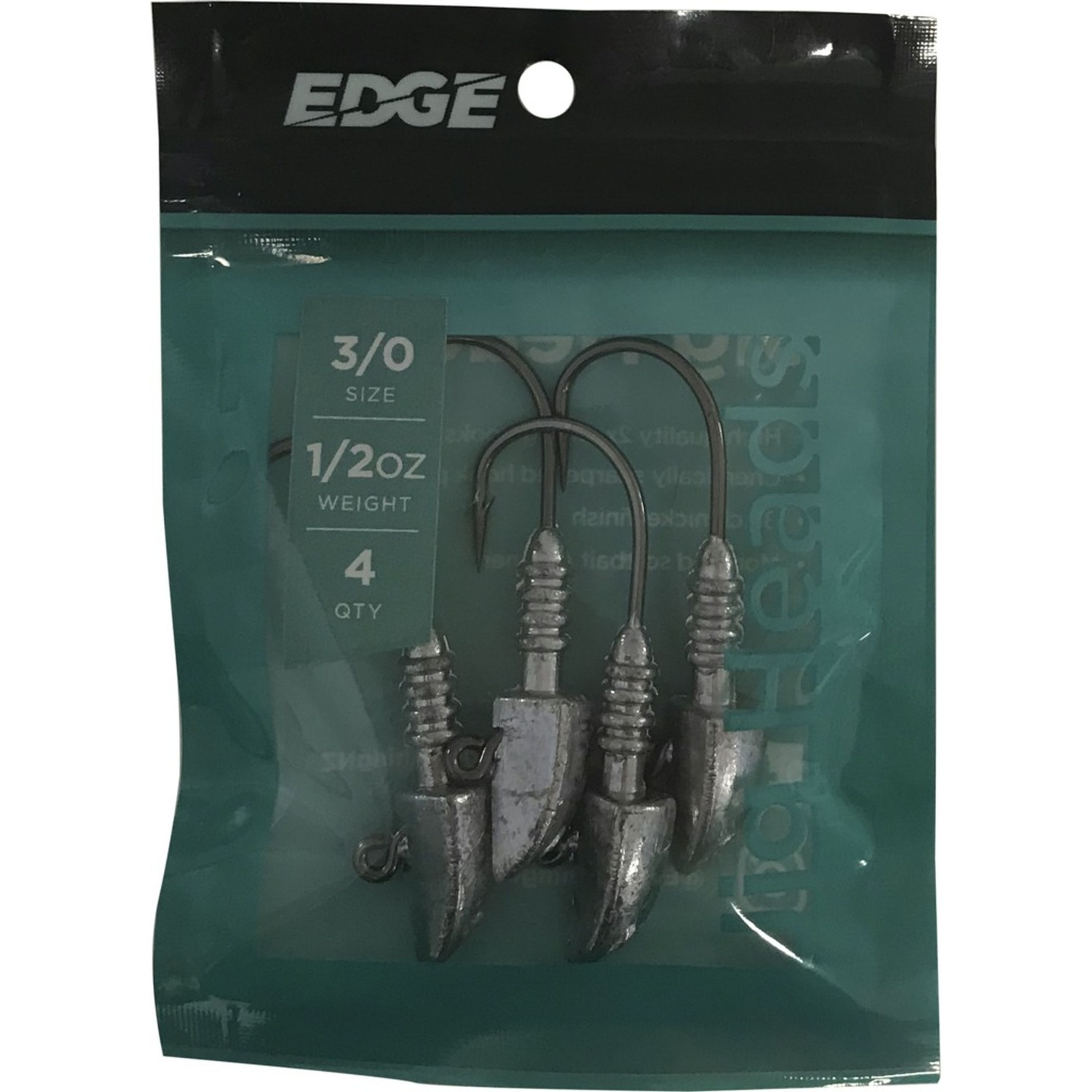 Edge Jig Head 1oz 3/0 3pc
