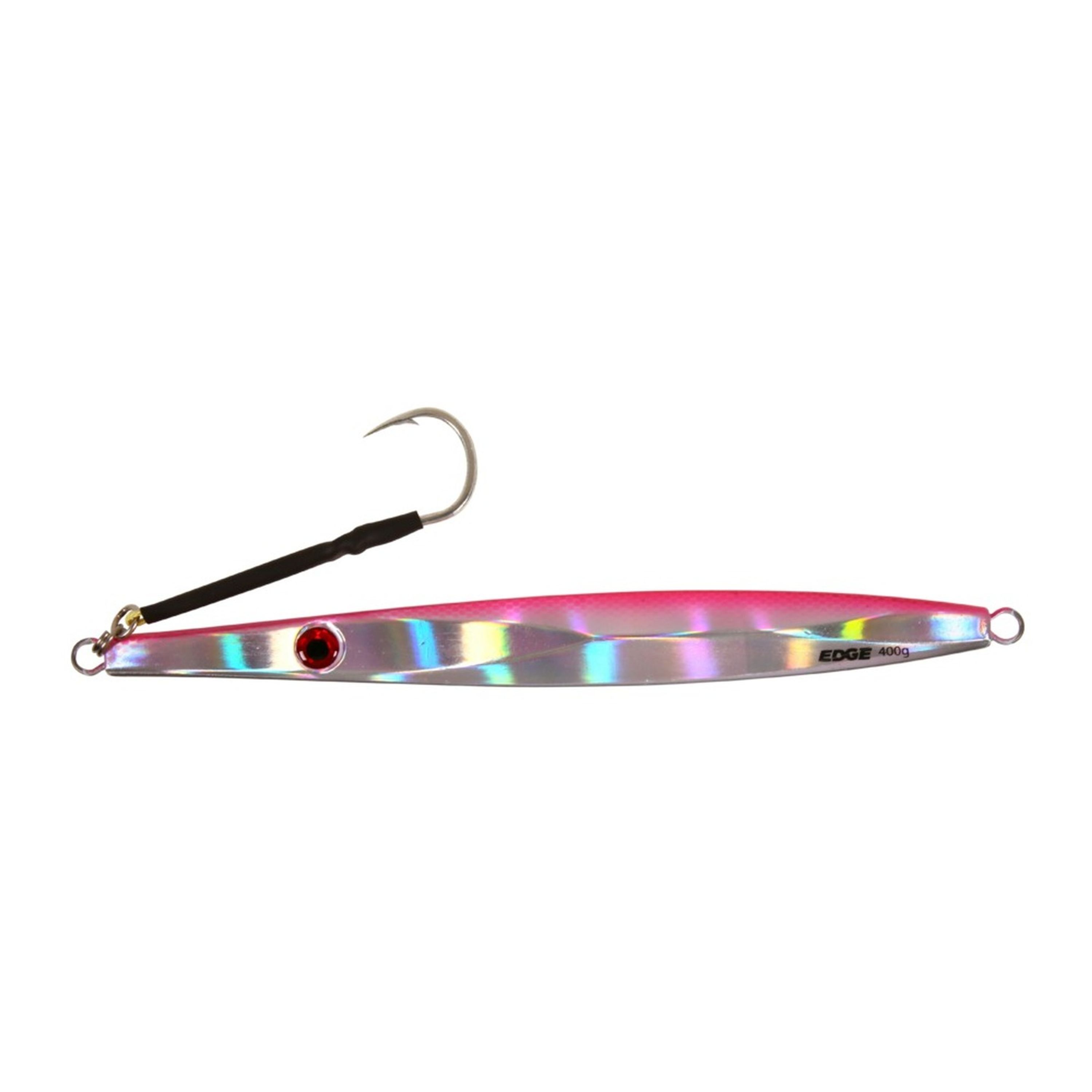 Edge 400g Flutter Jig Pink/Silver