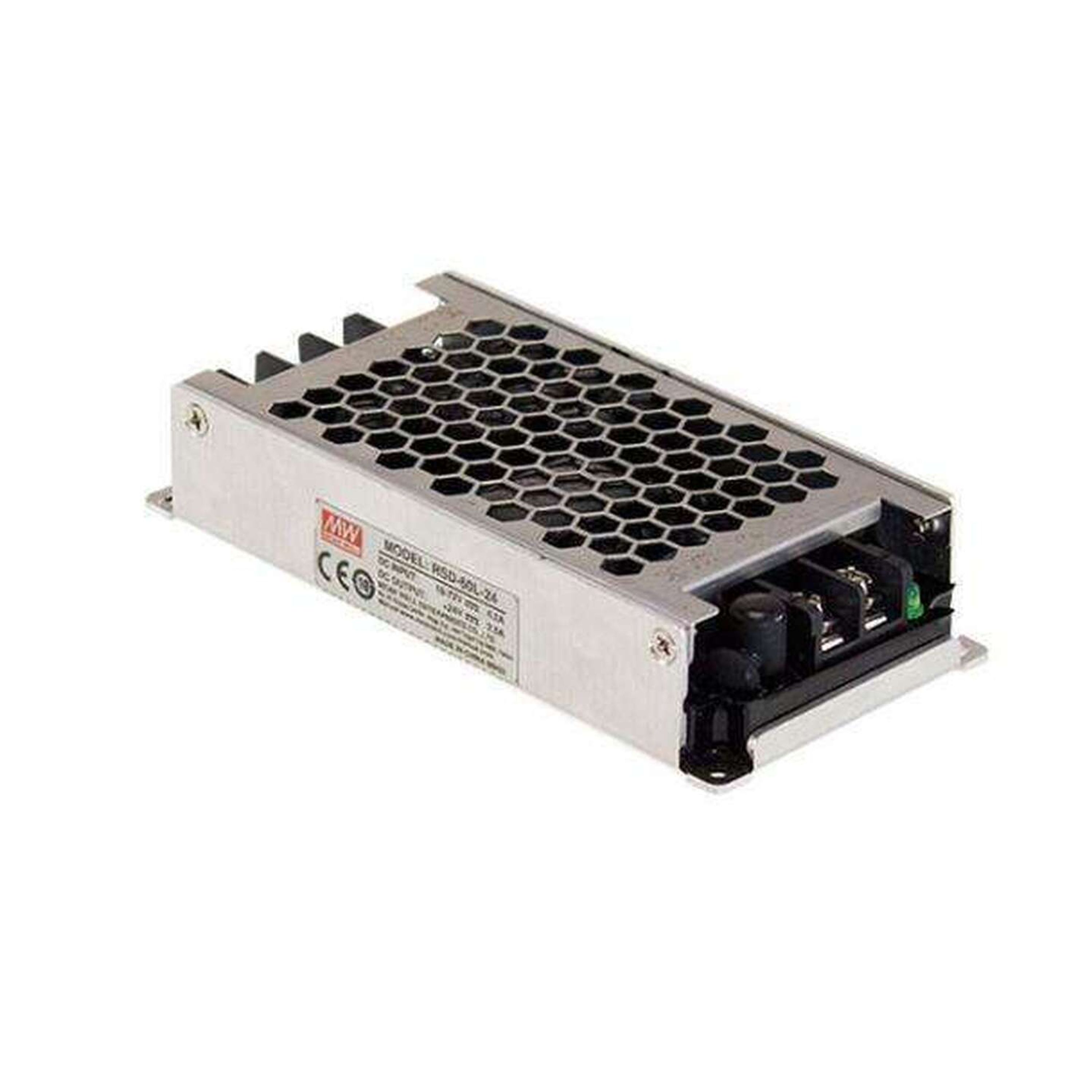MEAN WELL 60-WATT RAILMOUNT DC TO DC CONVERTER