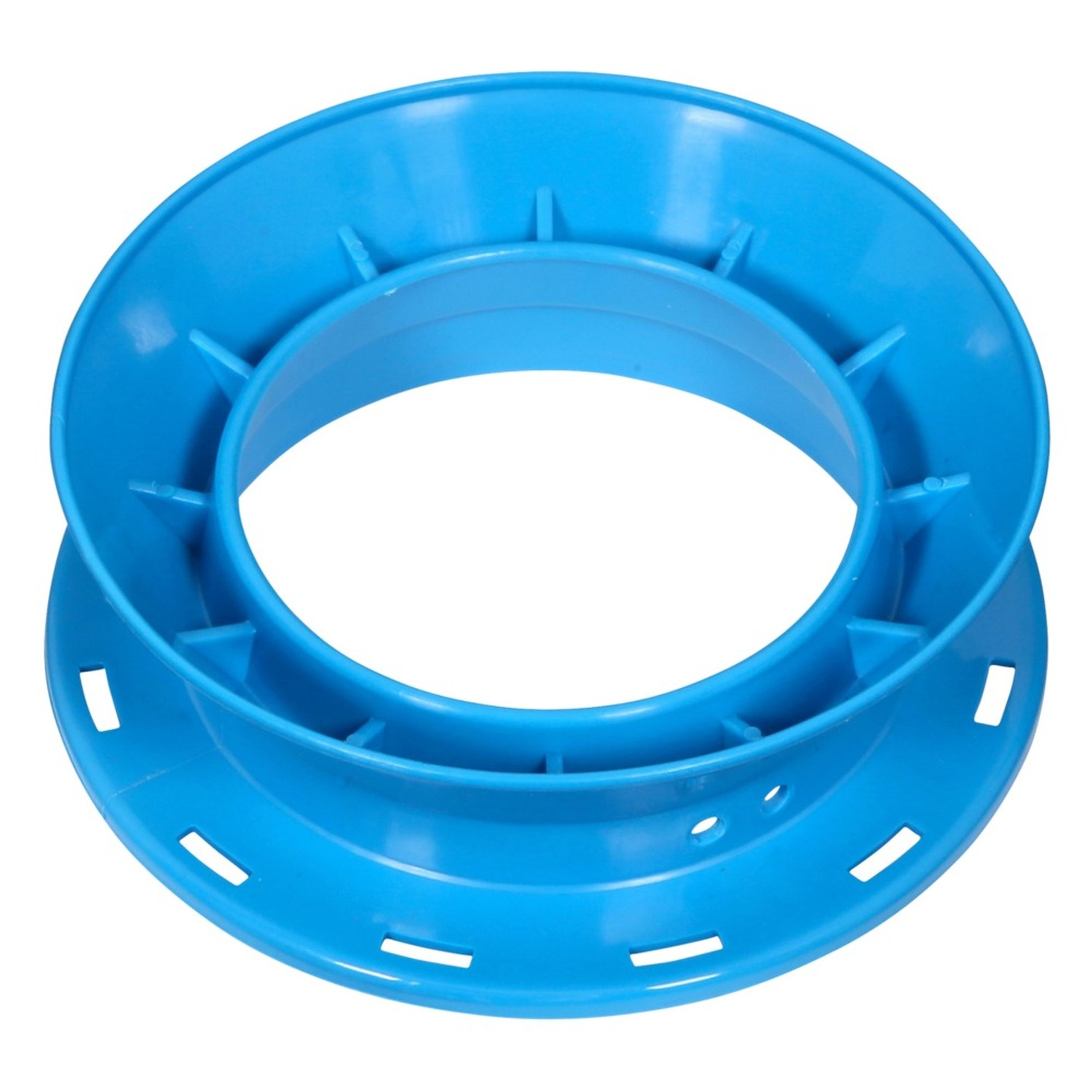 Hand Caster Blue 120mm Plain