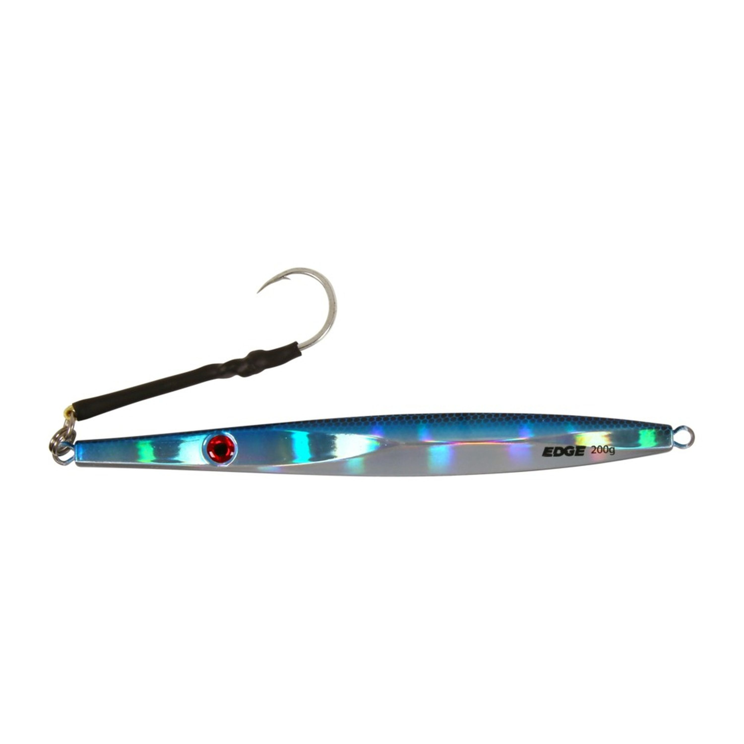 Edge 200g Flutter Jig Blue/Silver