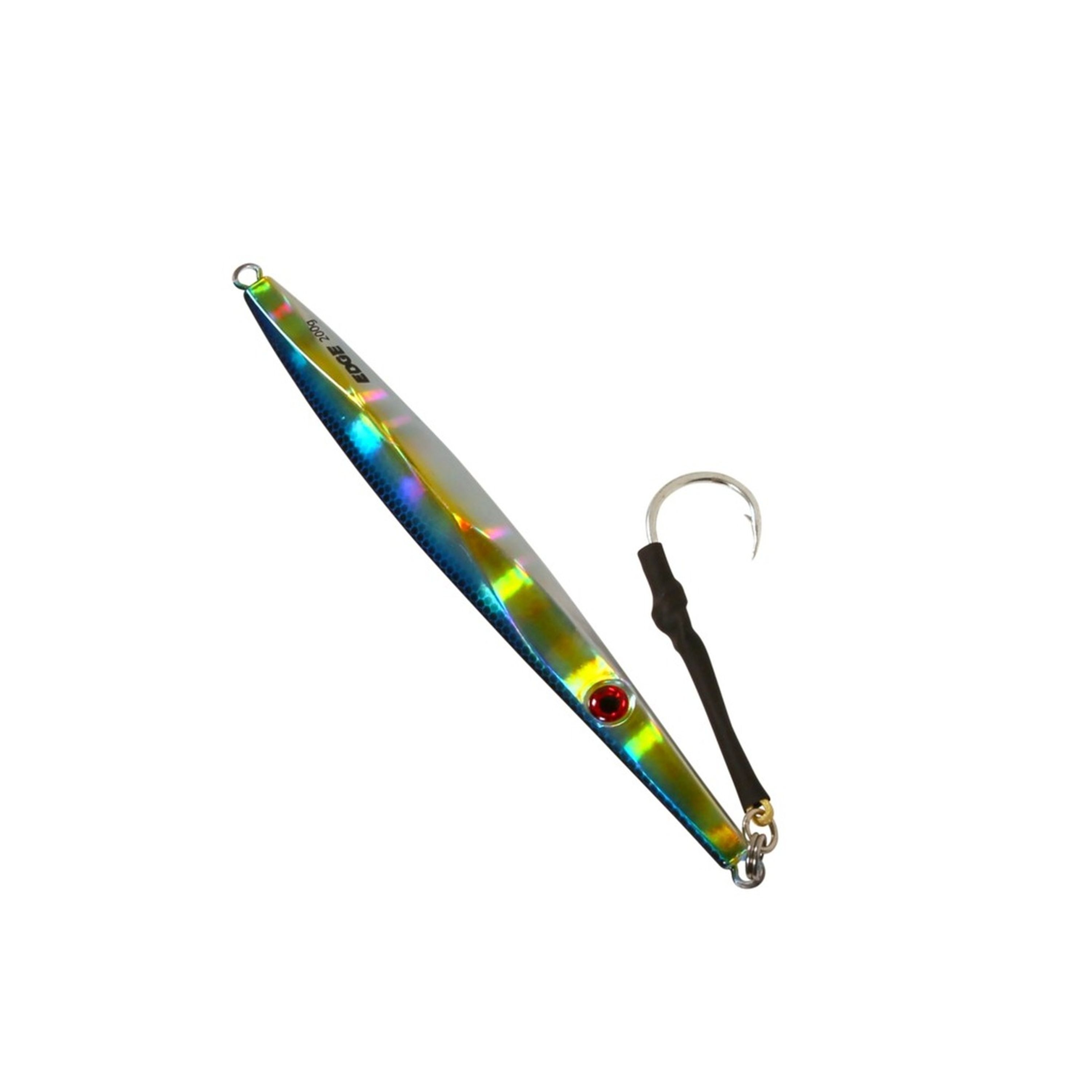 Edge 200g Flutter Jig Blue/Green/Silver