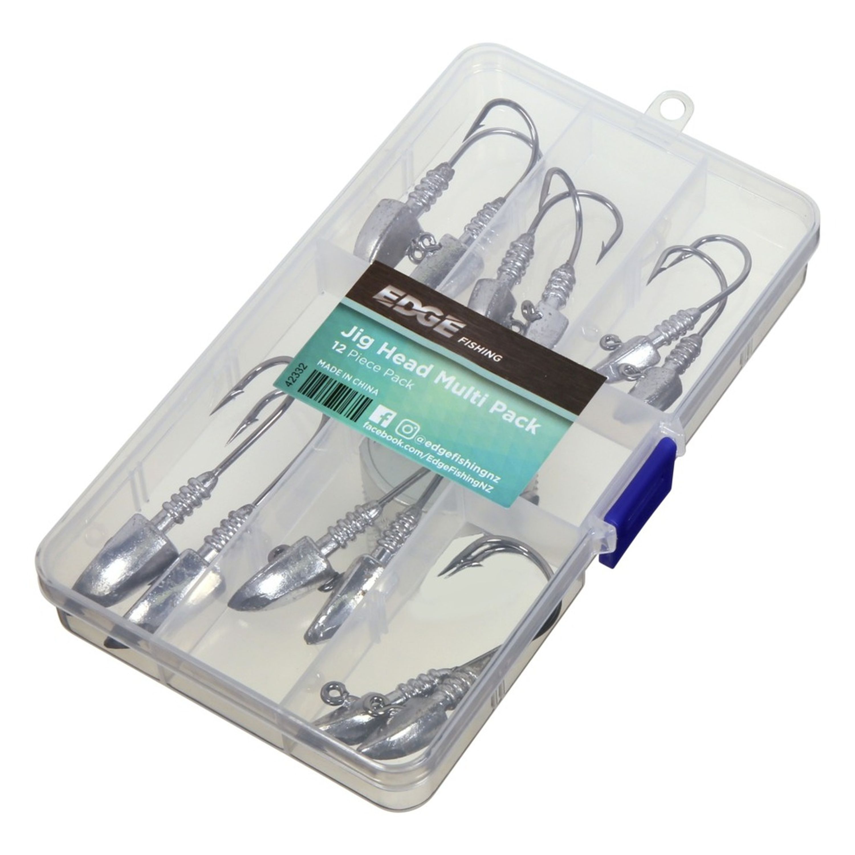 Edge Jig Head 12pc Multi Box