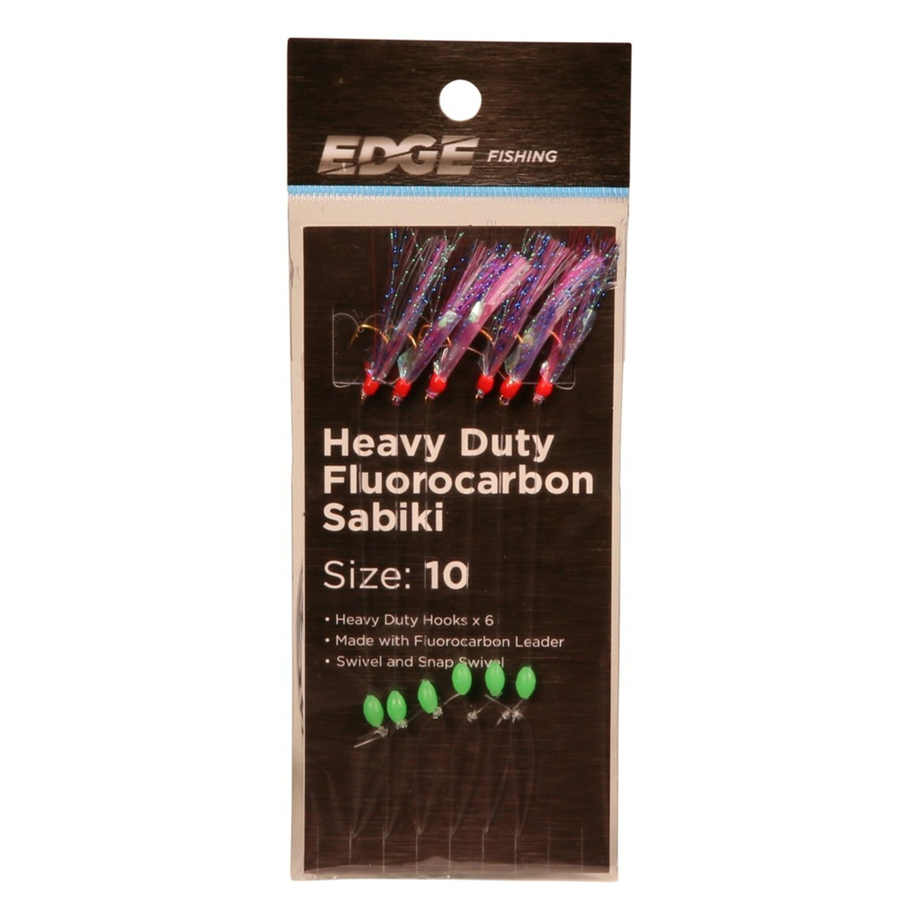 Edge Fluorocarbon HD Sabiki 10