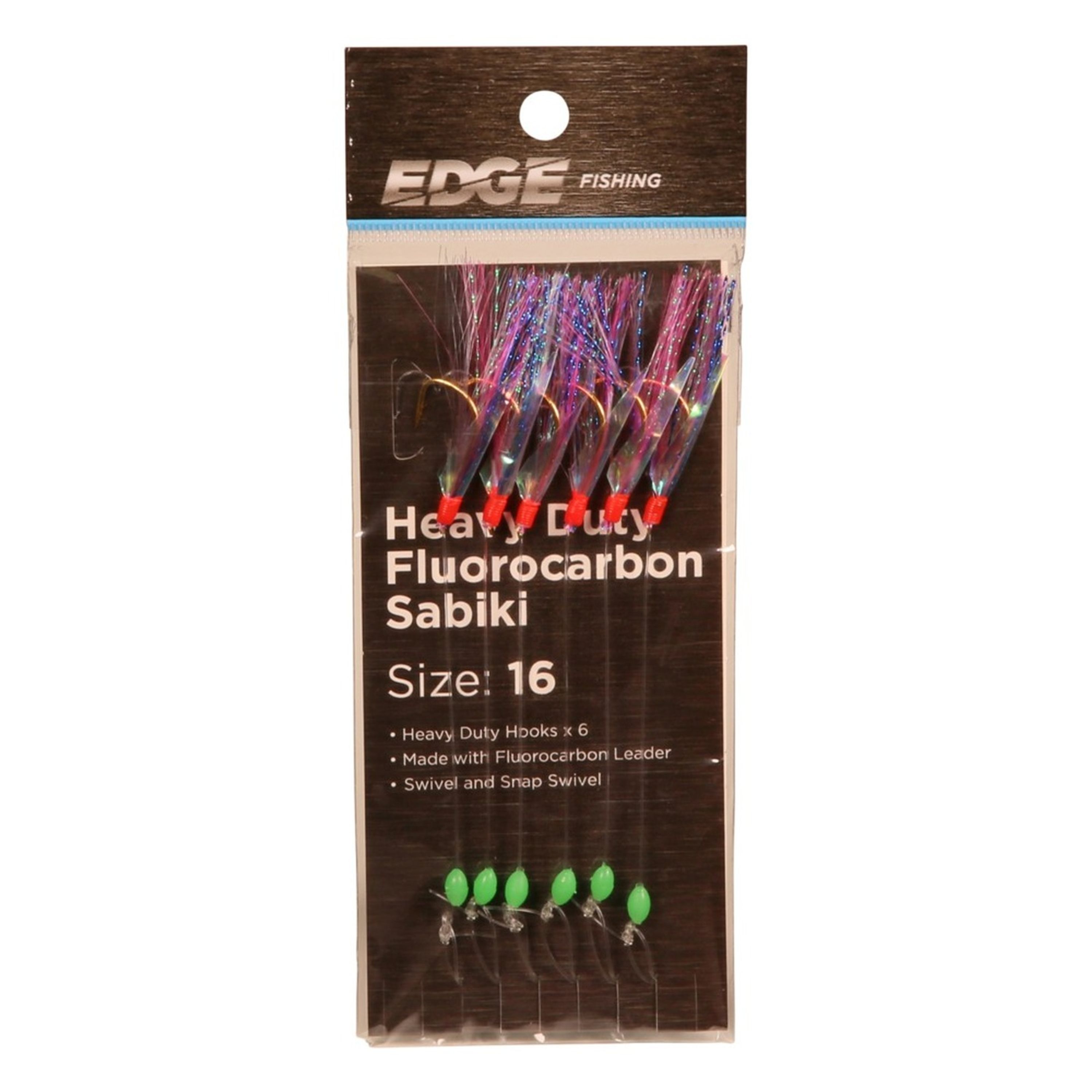 Edge Fluorocarbon HD Sabiki 16