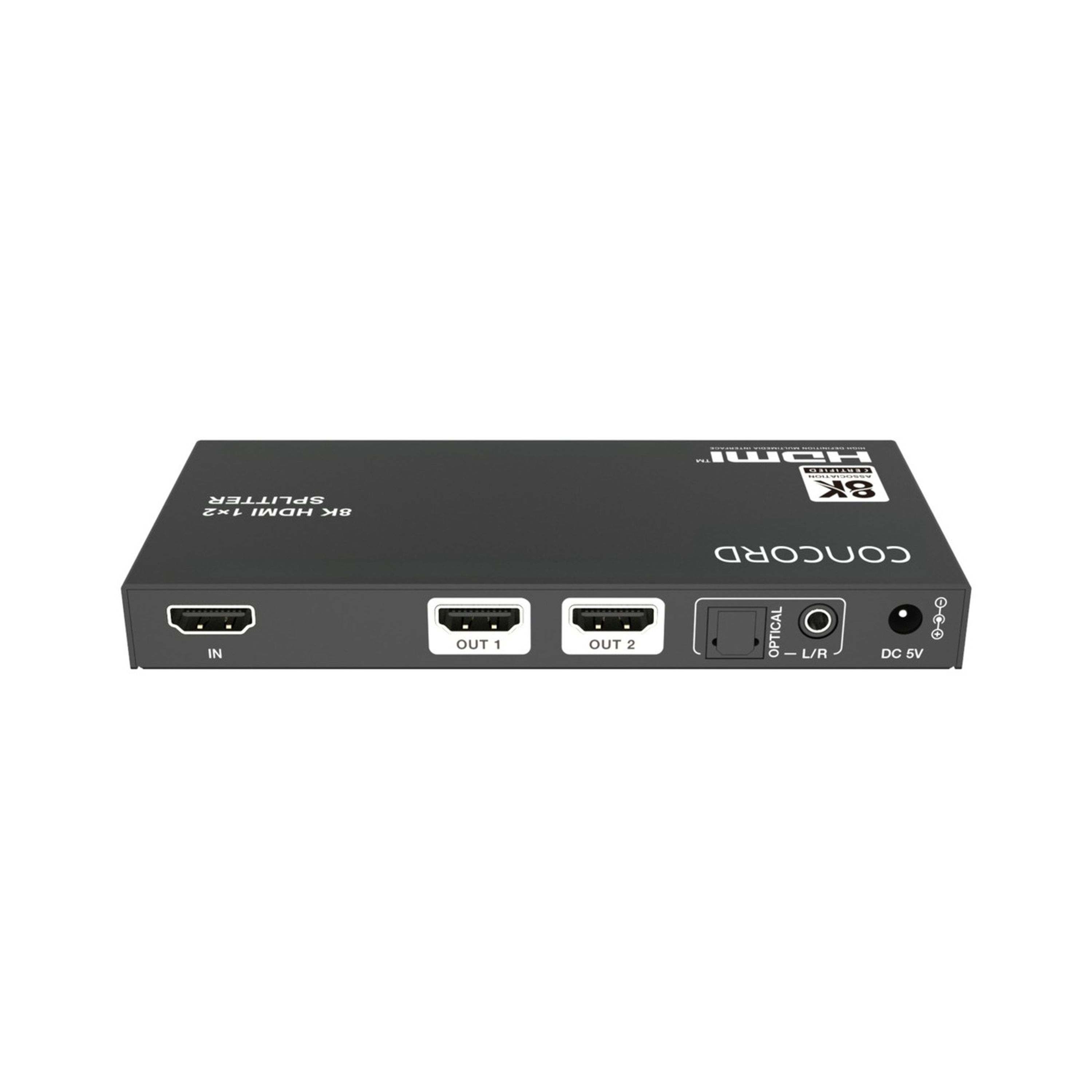 Concord 2-Way 8K HDMI Splitter