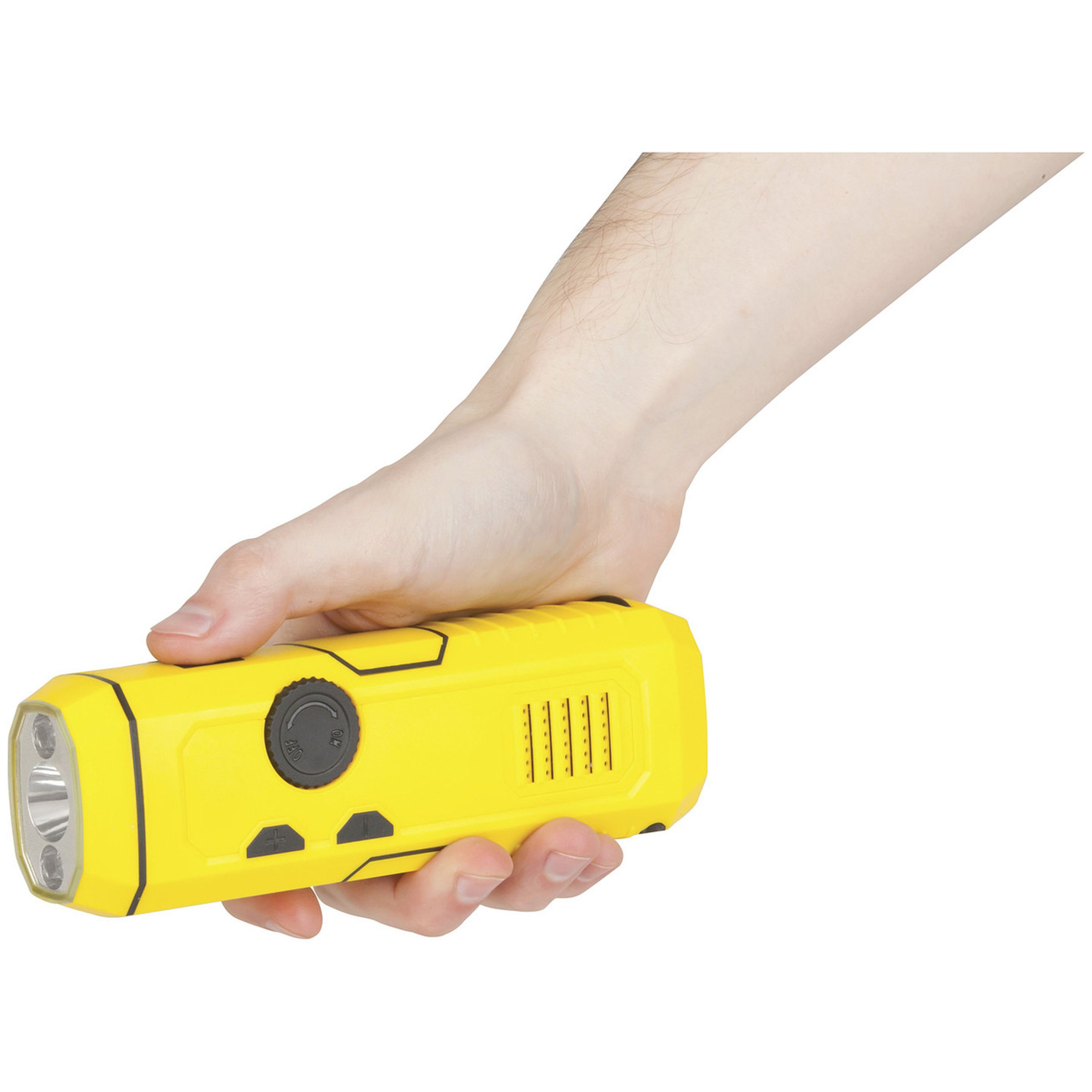 Techlight 4 in 1 Dynamo Radio FM/AM Torch Hand Crank Emergency Charger
