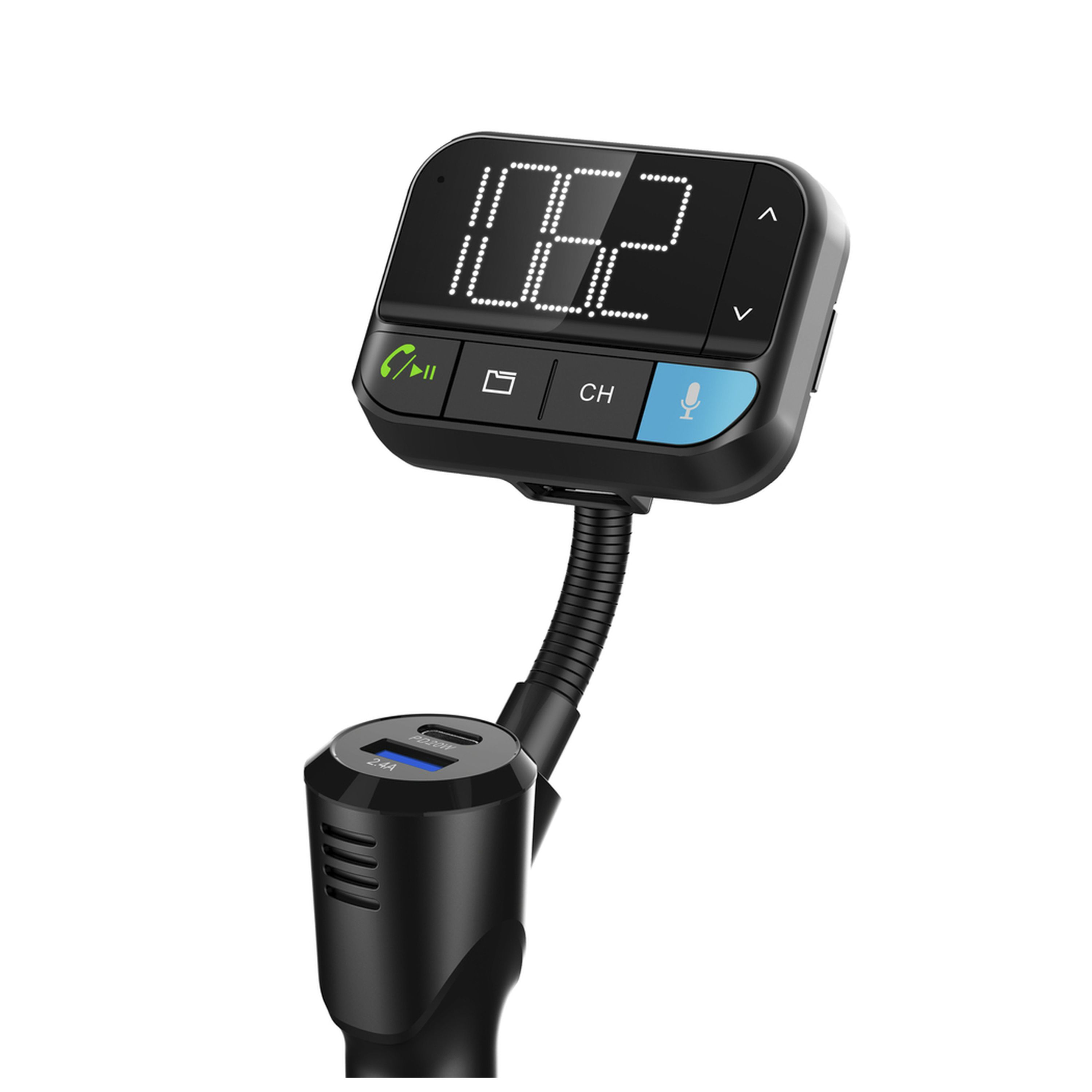 Digitech FM Transmitter with Bluetooth & USB-C Socket