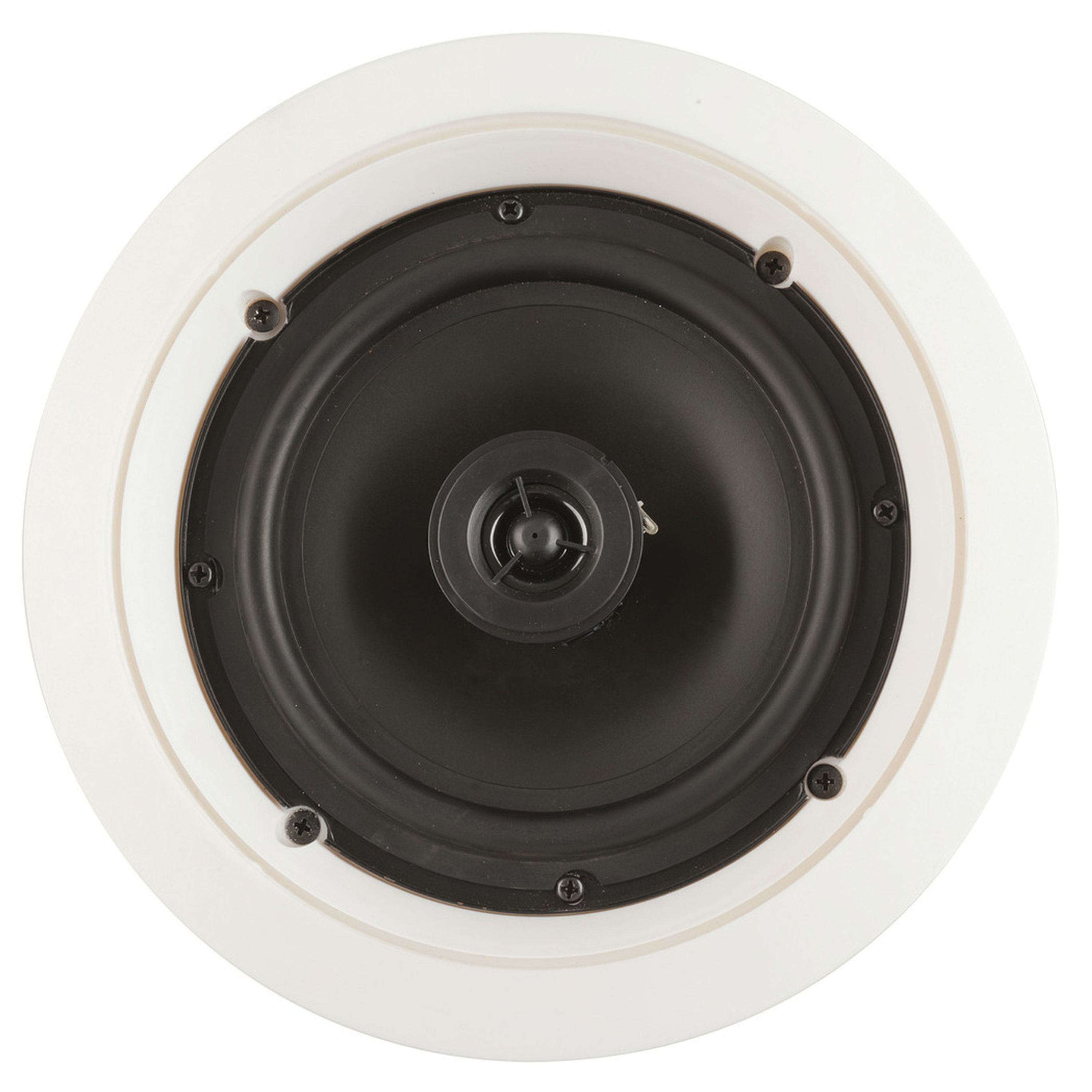 In-Ceiling 2 Way 6.5 Inch Speaker with Swivel Tweeter