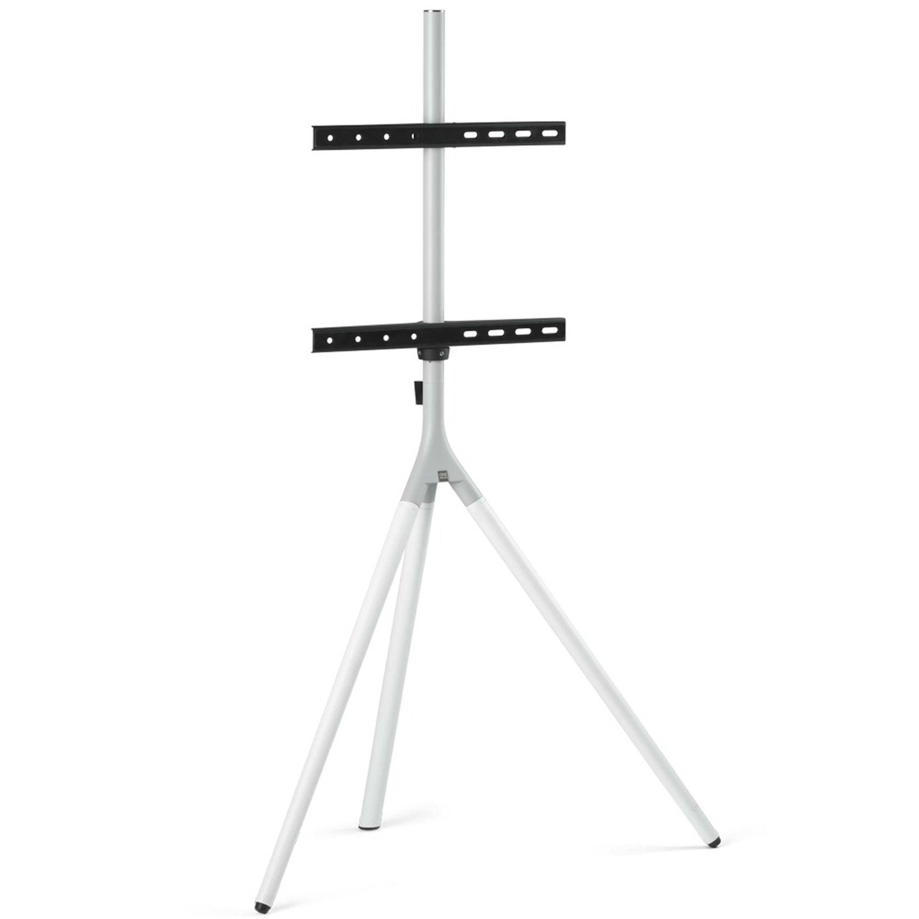 TV Stand Tripod – White Metal
