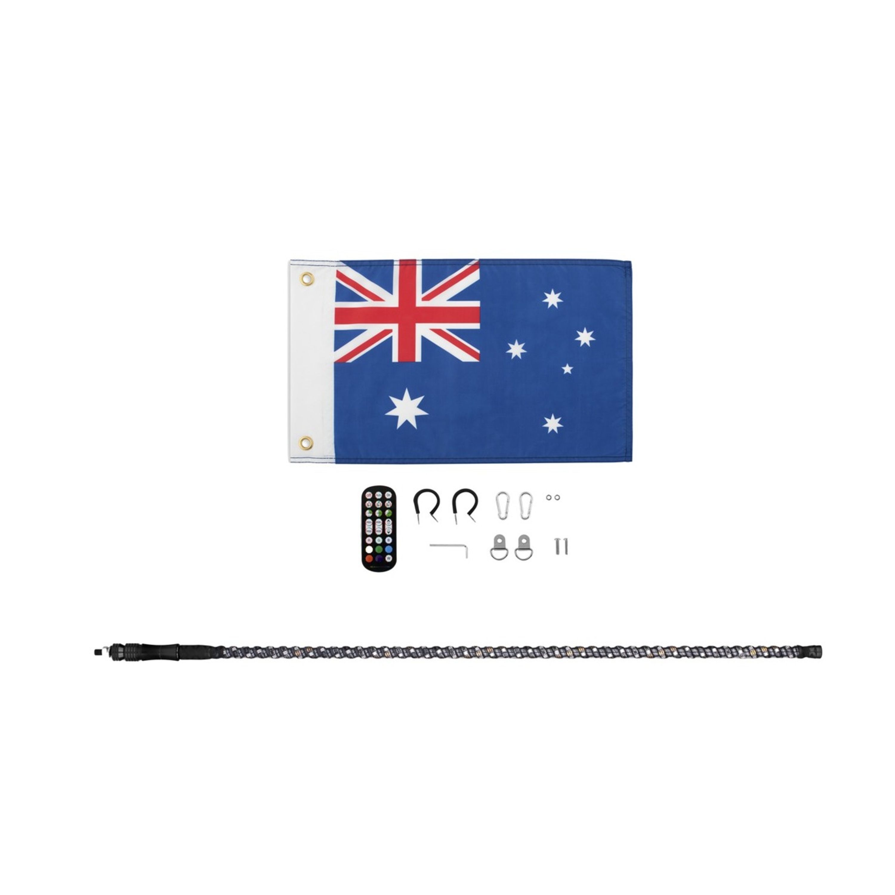 1.2m Whip Car Antenna with Spiral LED Lights