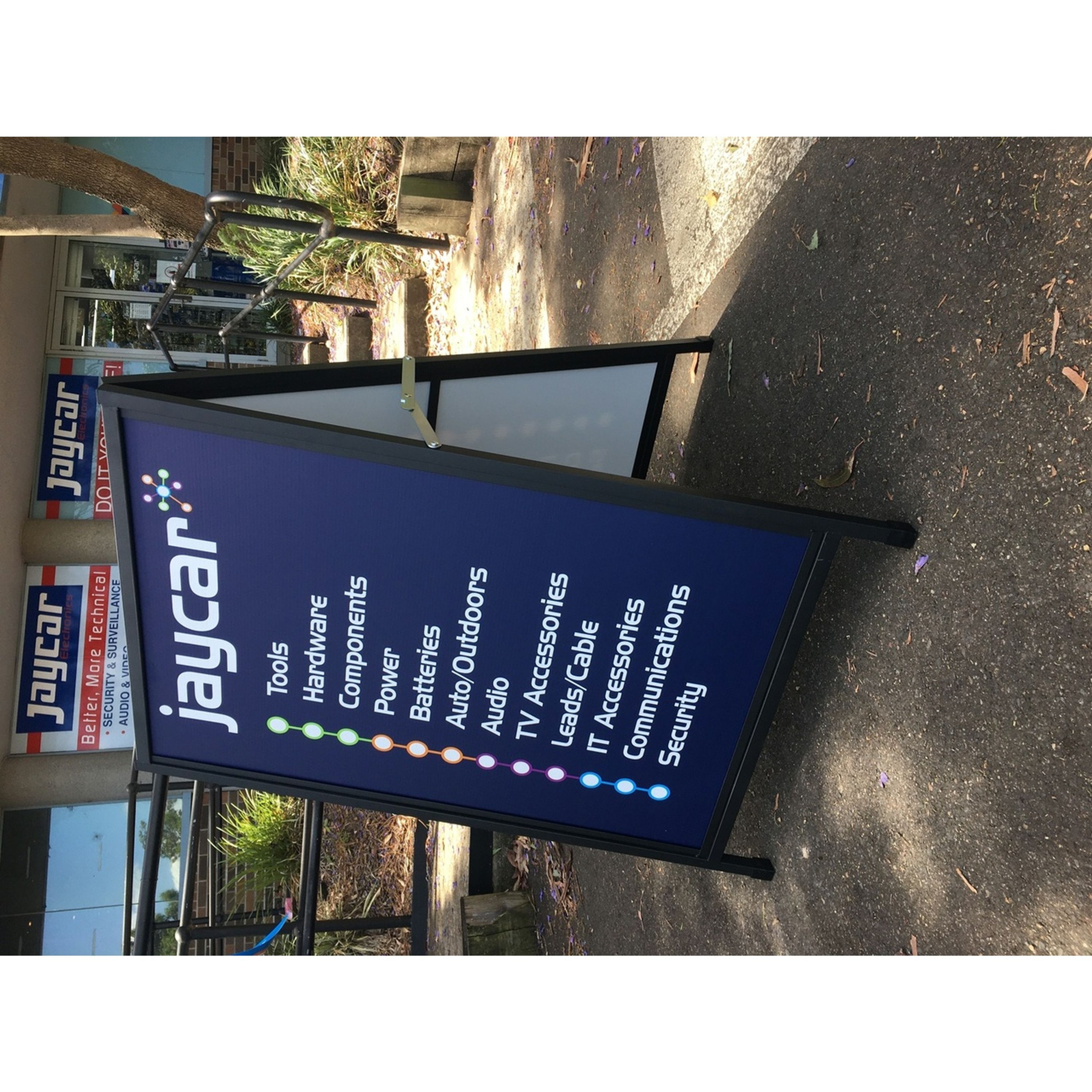 Resellers A-Frame 600 X 900MM with Menu inserts NEW LOGO
