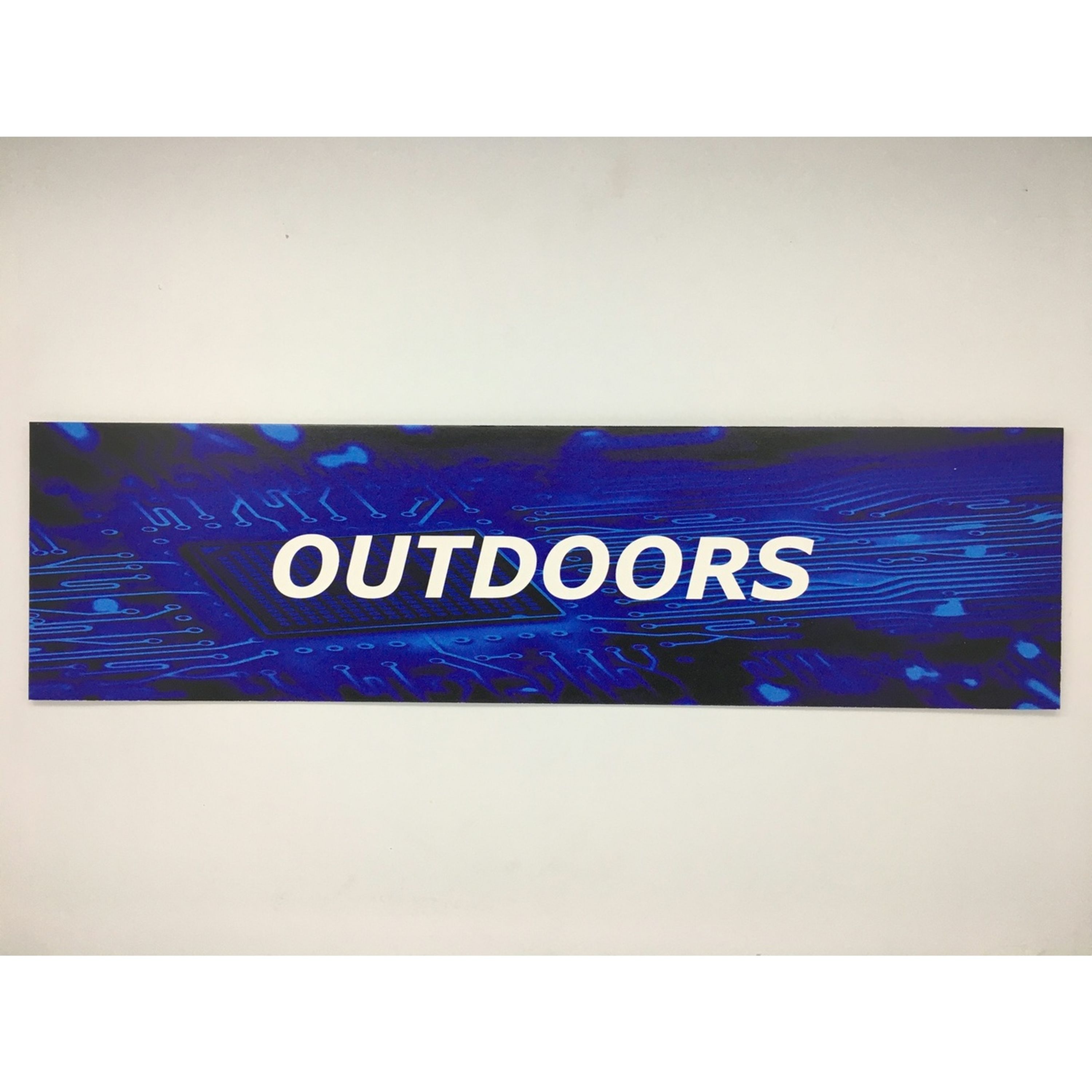 Resellers category sign blue OUTDOORS