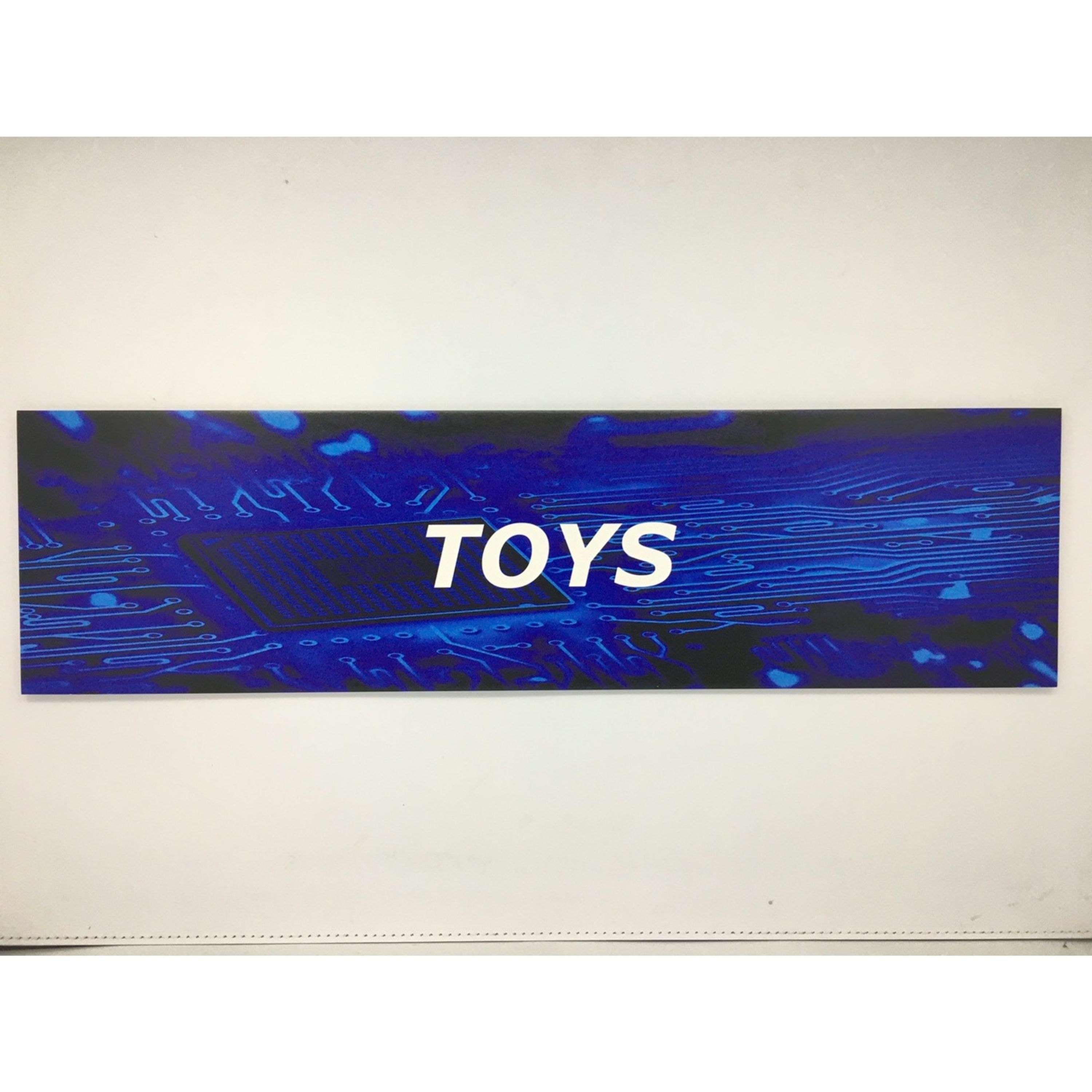 Resellers category sign blue TOYS