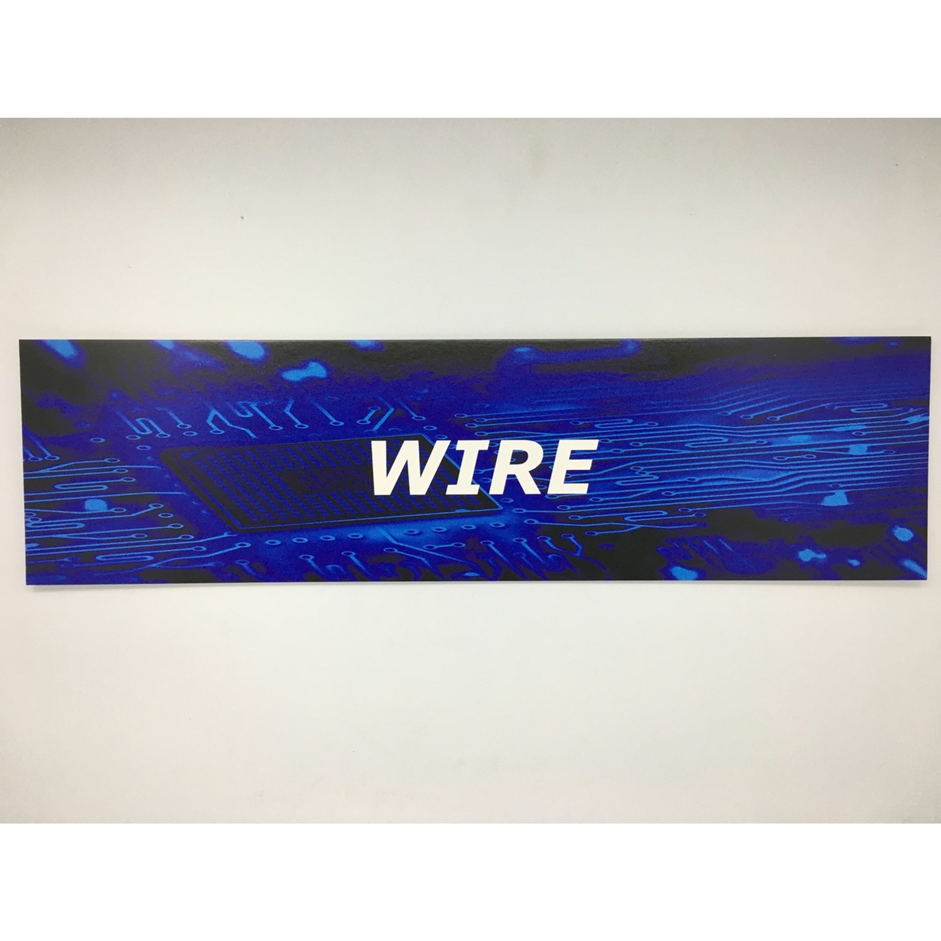 Resellers category sign blue WIRE