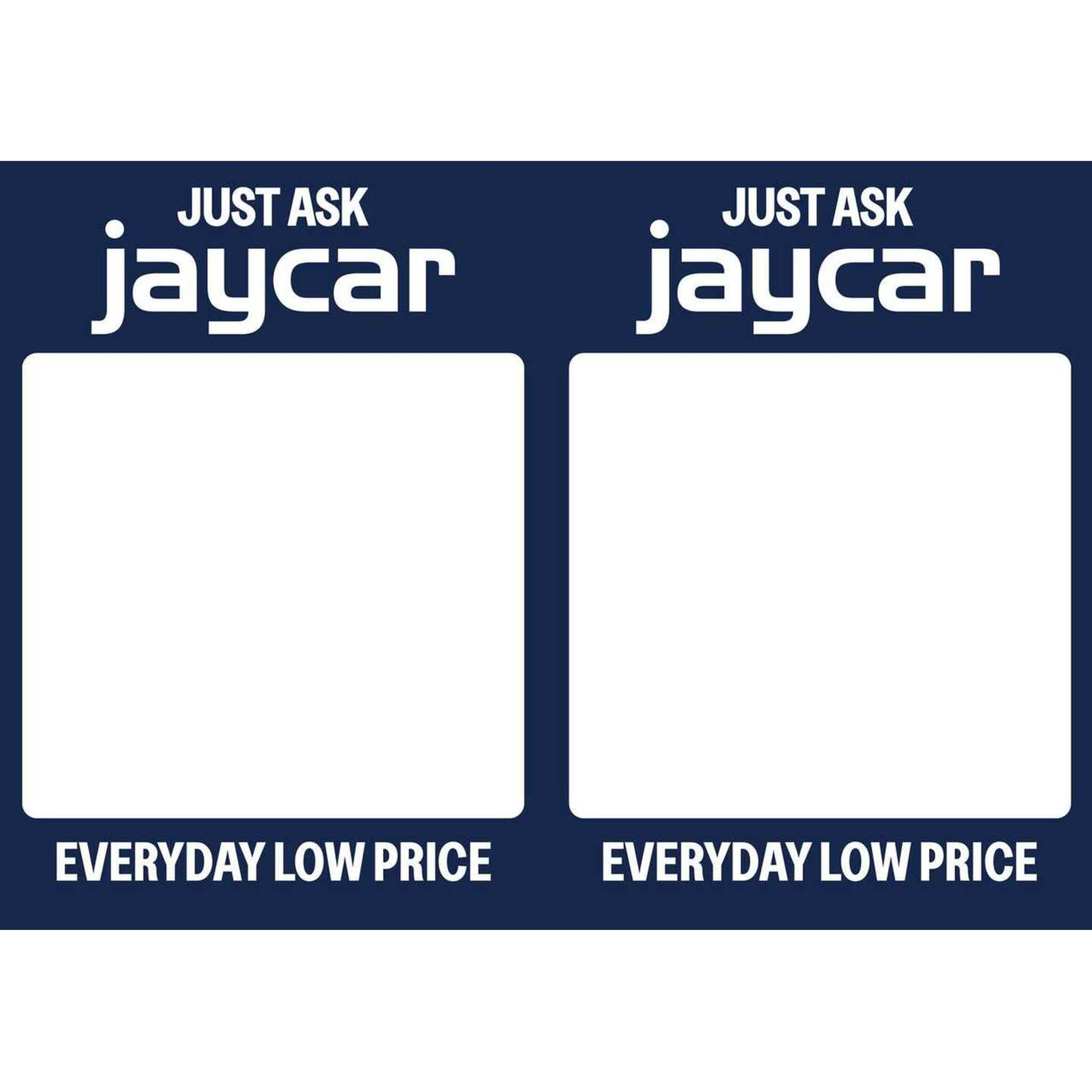 Jaycar Logo A5 Blank Sign Cards - Pack of 50