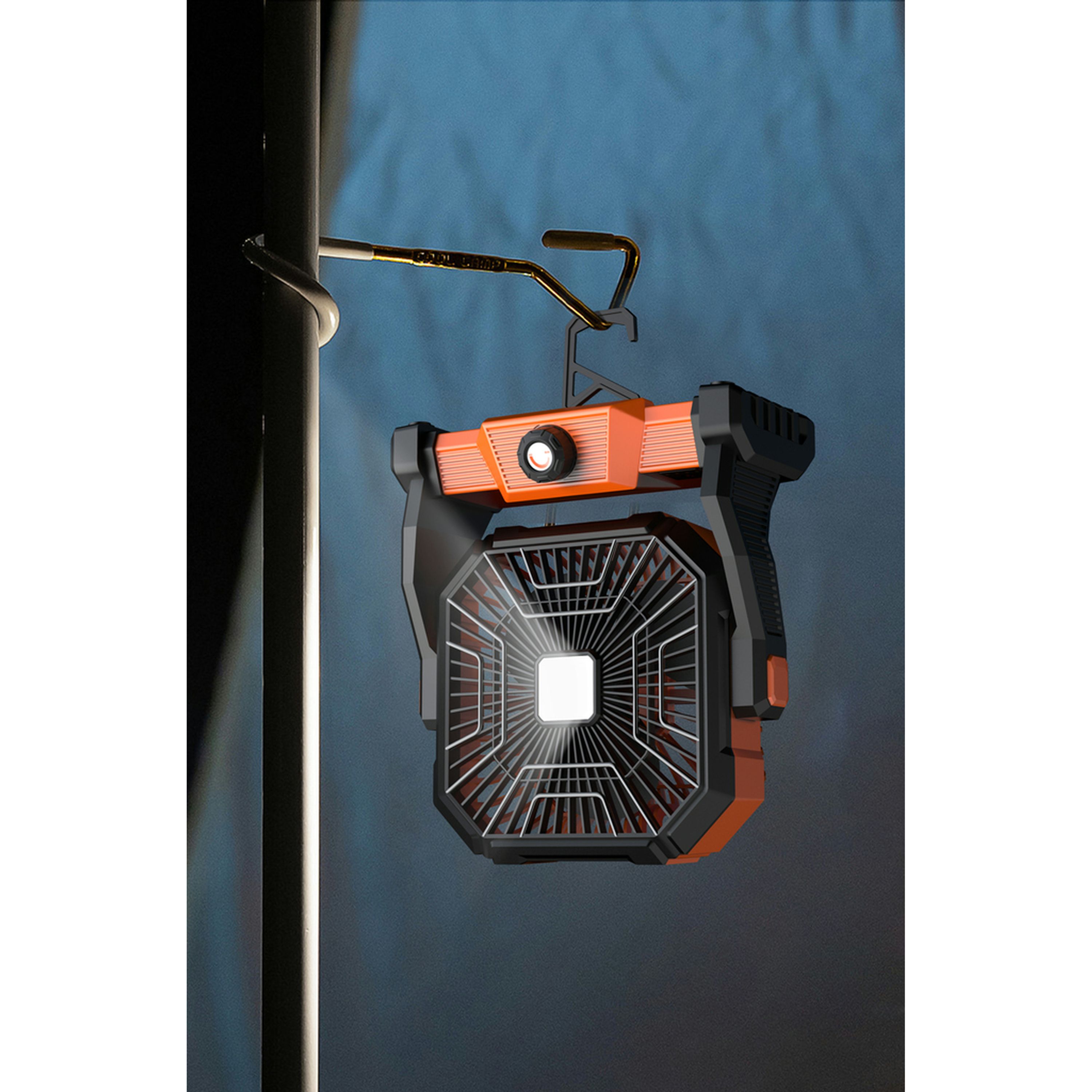 Portable Rechargeable Camping Fan with Power Storage