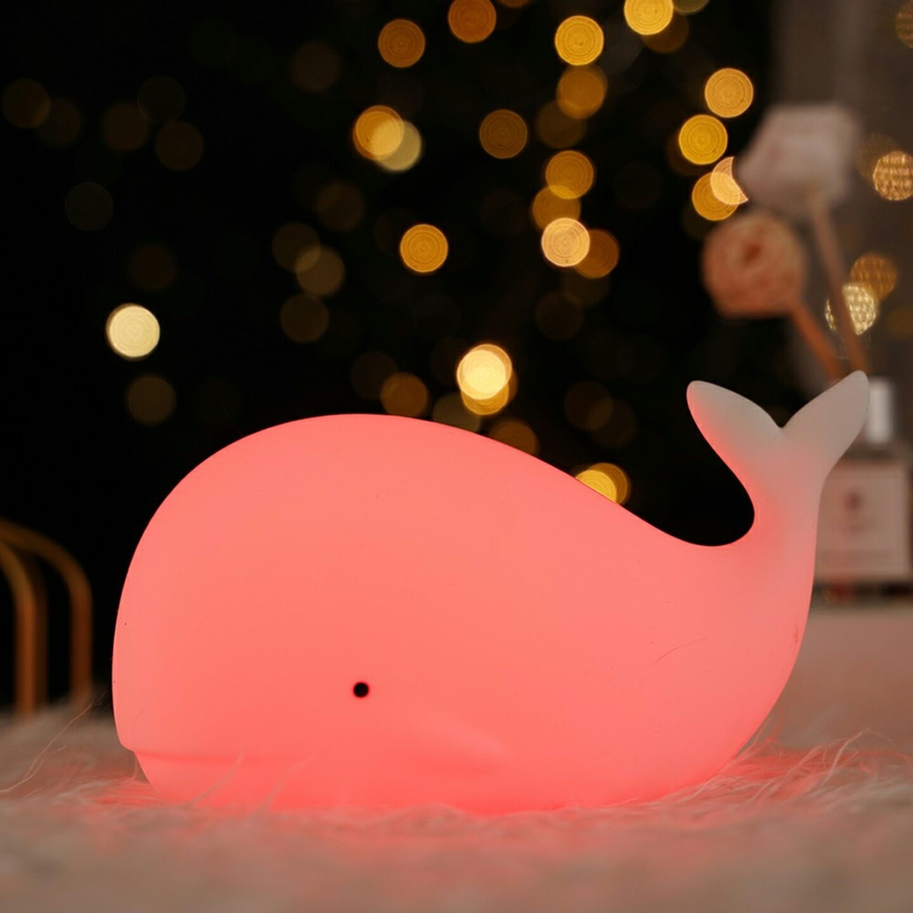 Rechargeable Whale Night Light
