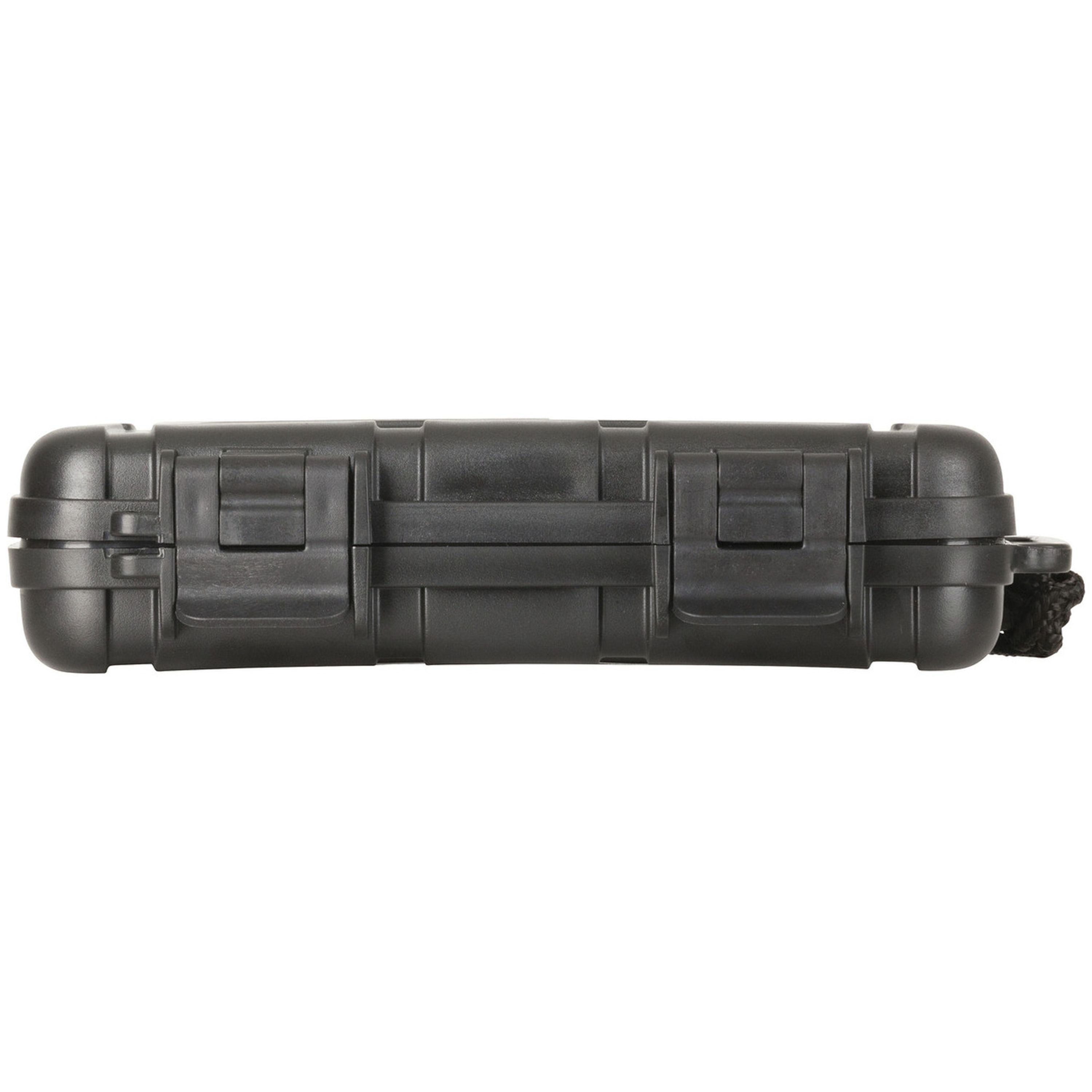 Black Waterproof ABS Plastic Case - 182 x 120 x 42mm
