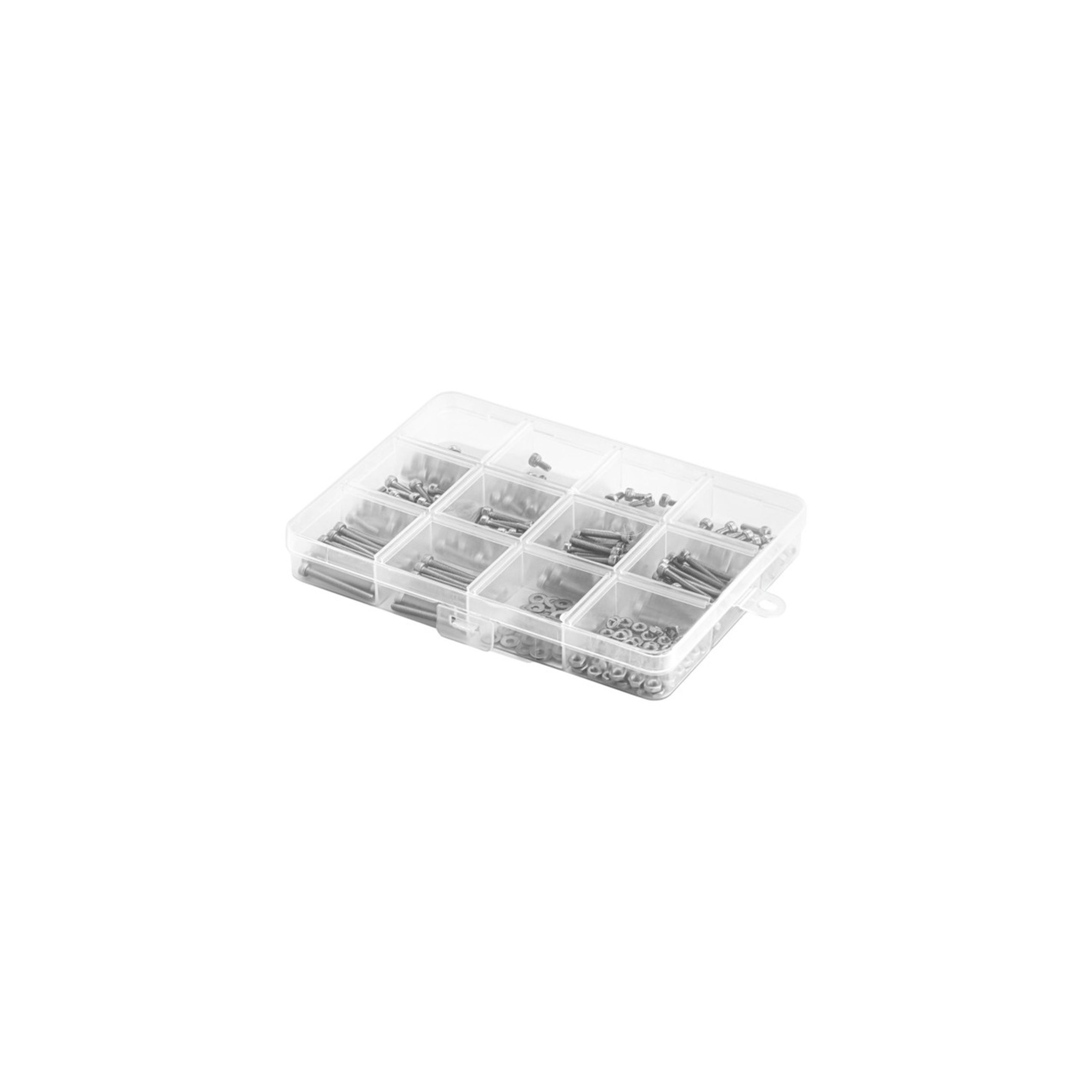 Nut Bolt and Washer Kit M2.5 300 pieces in plastic case