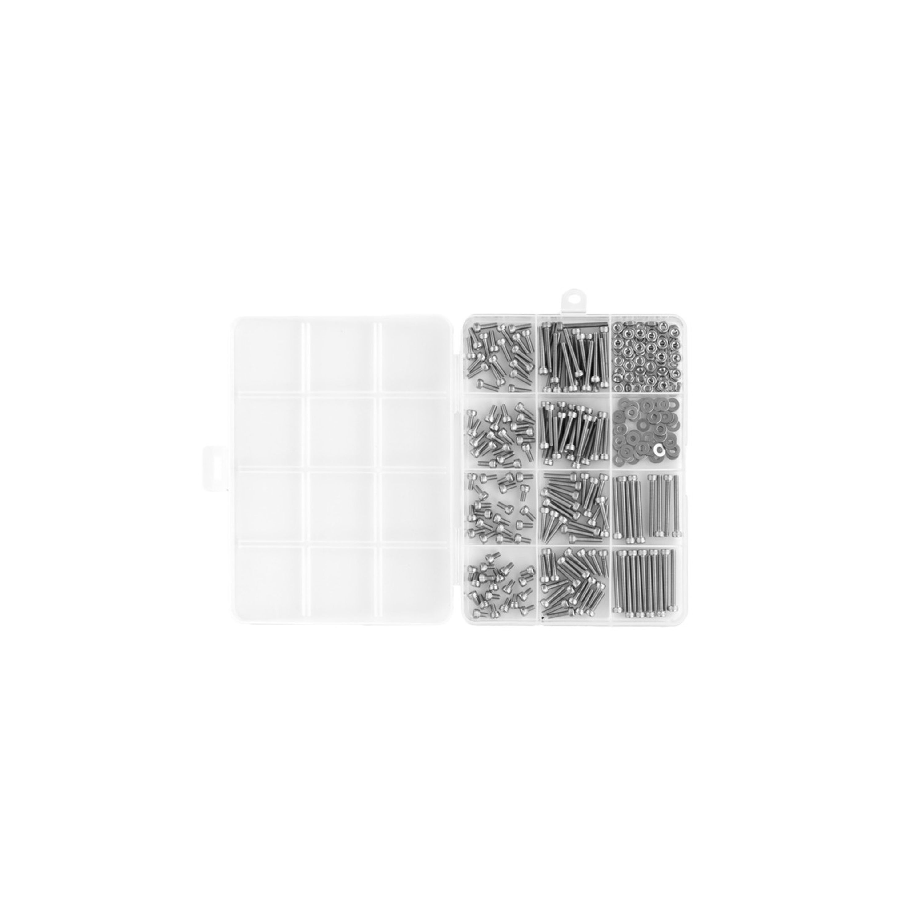 Nut Bolt and Washer Kit M2.5 300 pieces in plastic case