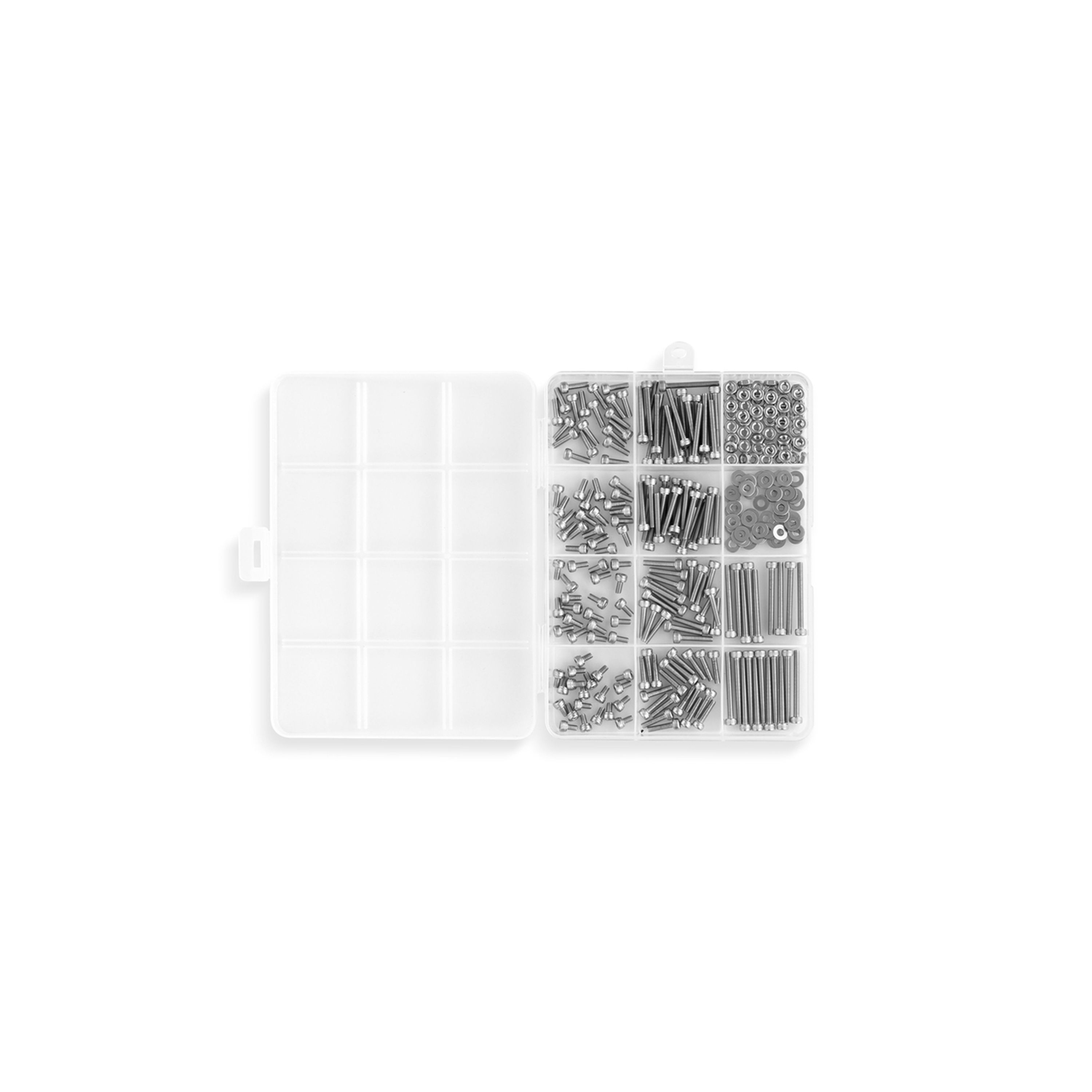 Nut Bolt and Washer Kit M2.5 300 pieces in plastic case