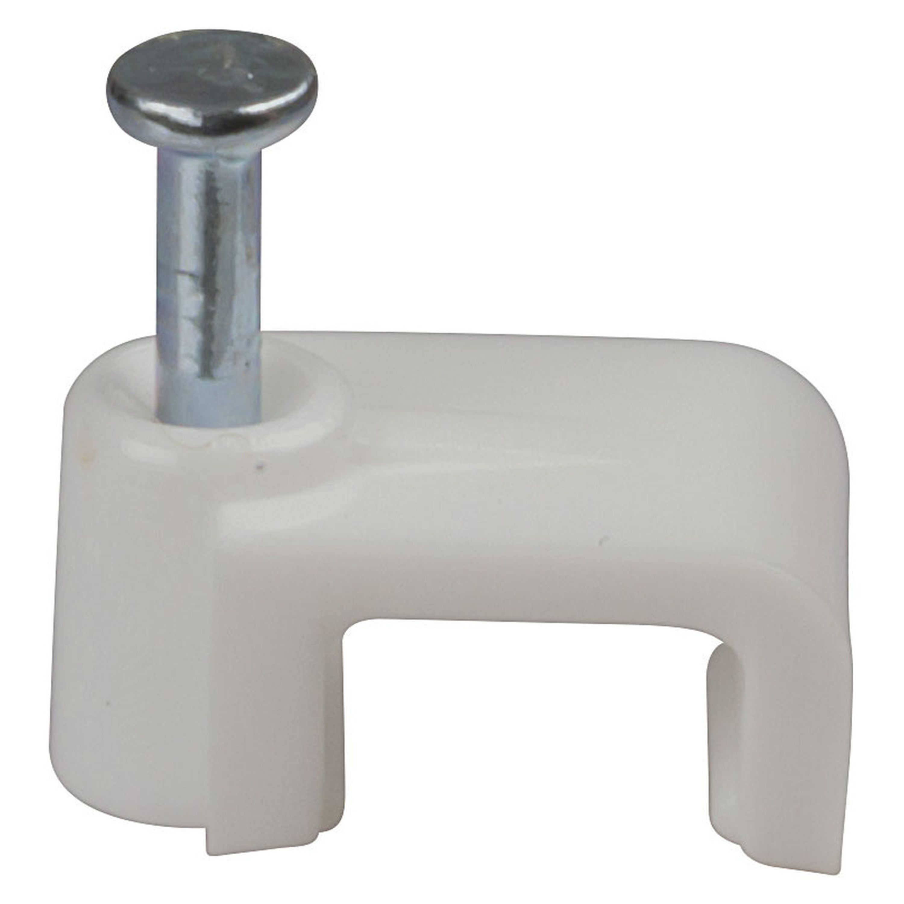 5 x 8mm Flat Cable Clip Packet of 200