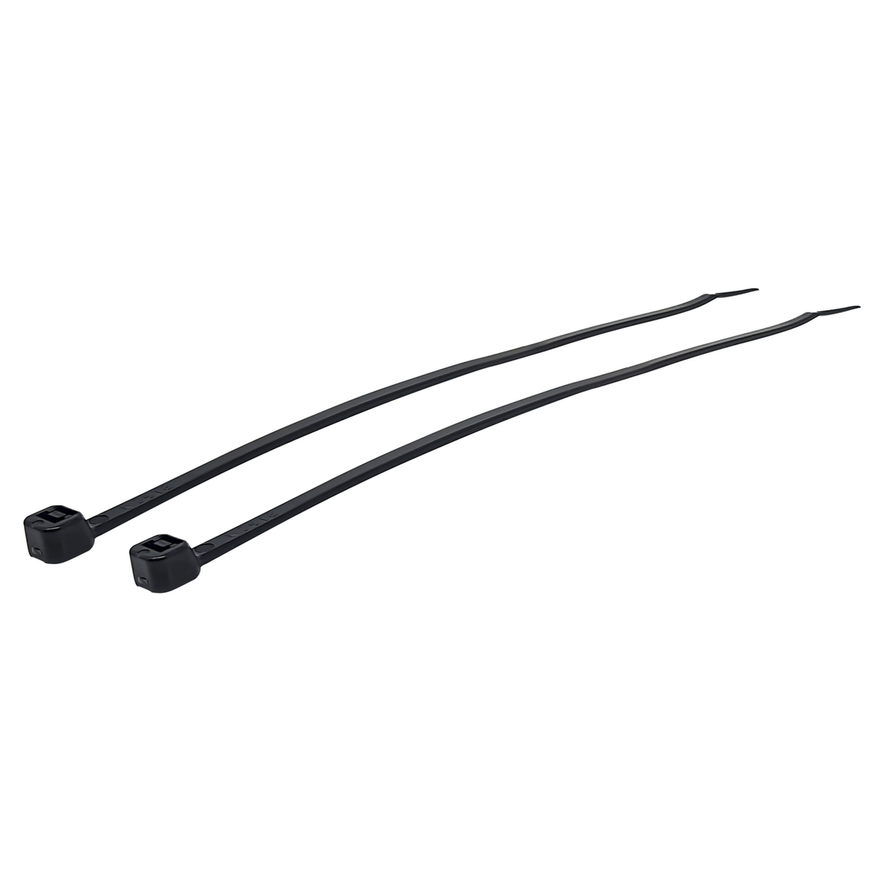 200mm Black Cable Ties - 100