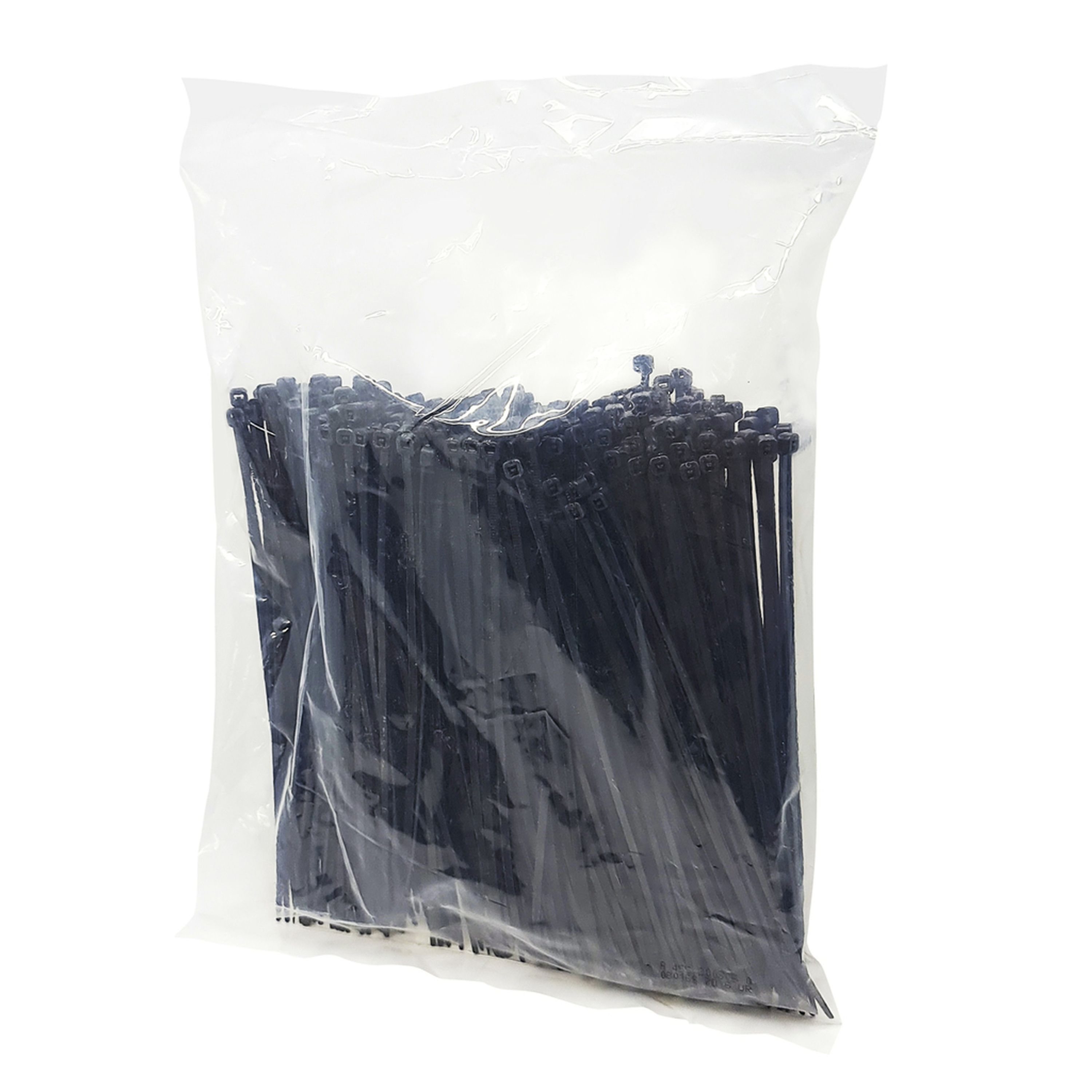 200mm Black Cable Ties - Pack of 500