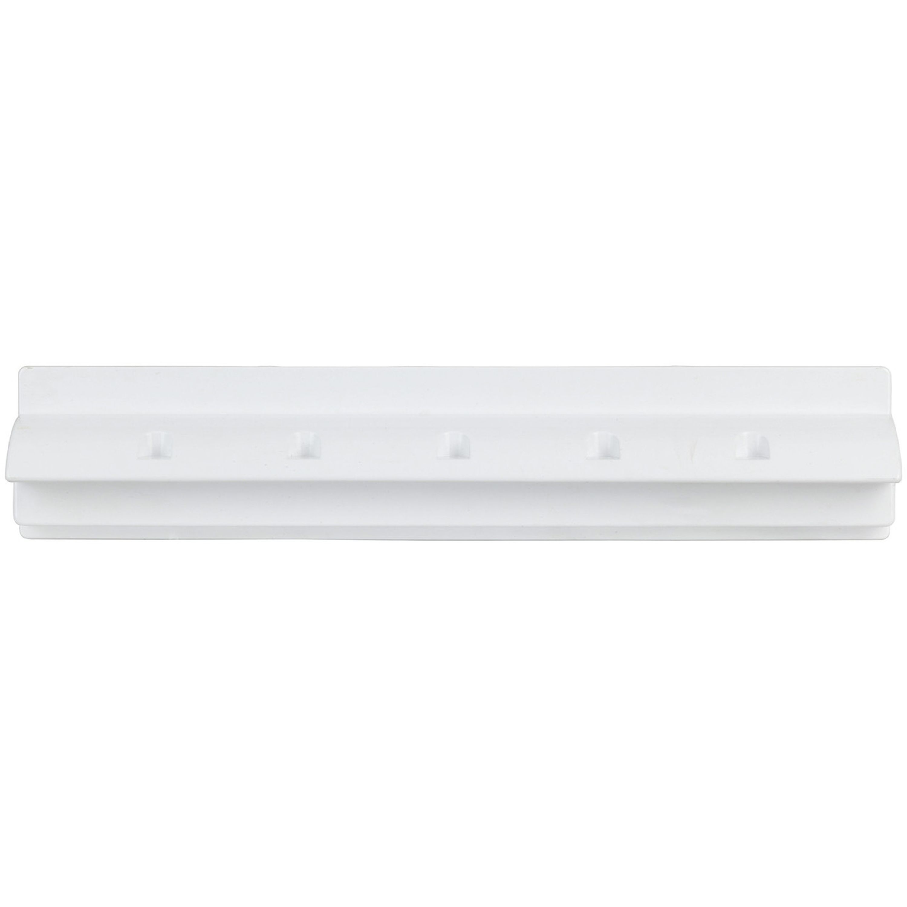 White ABS Solar Panel Spoiler Mounting Brackets - Pair