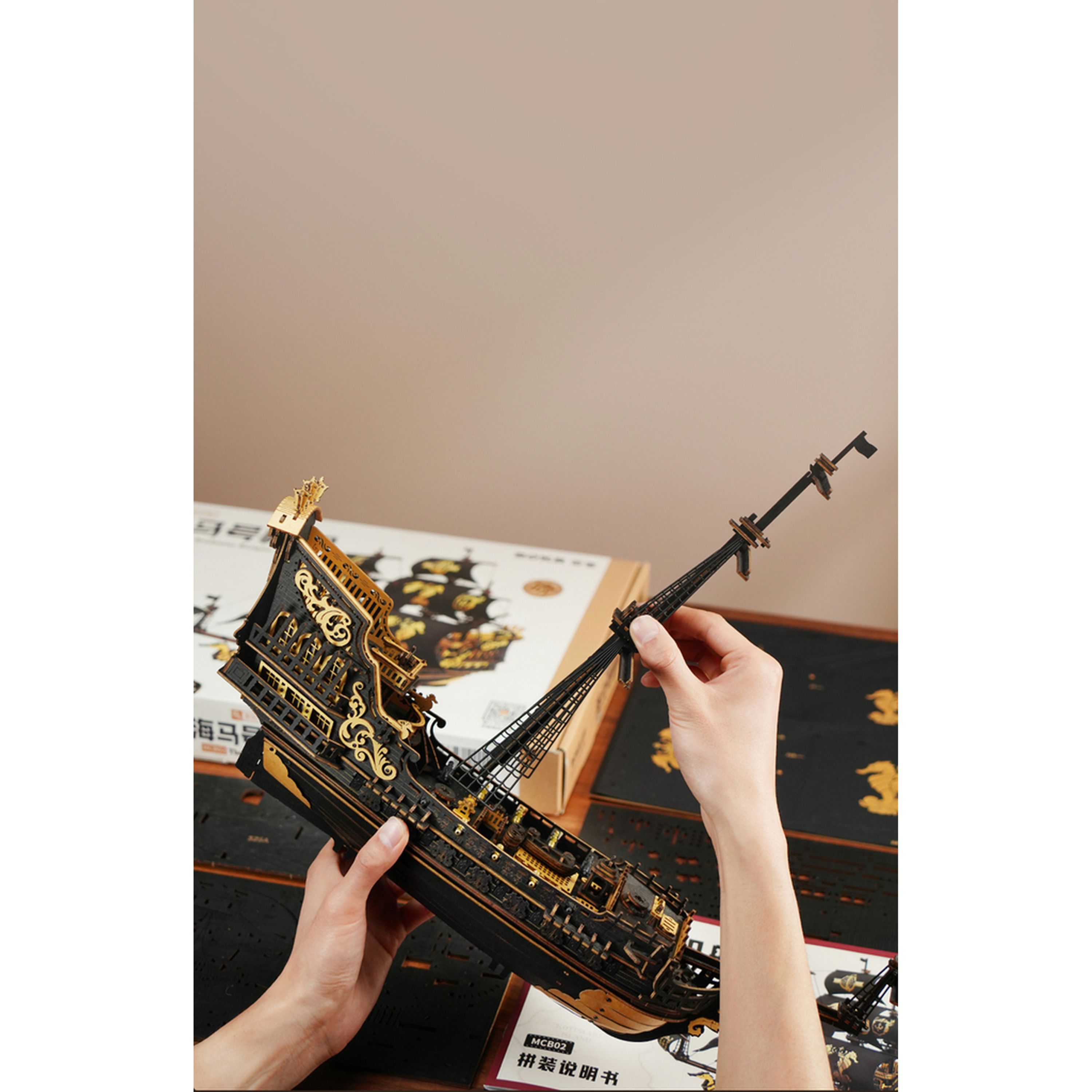 ROKR Pirate Ship Construction Kit