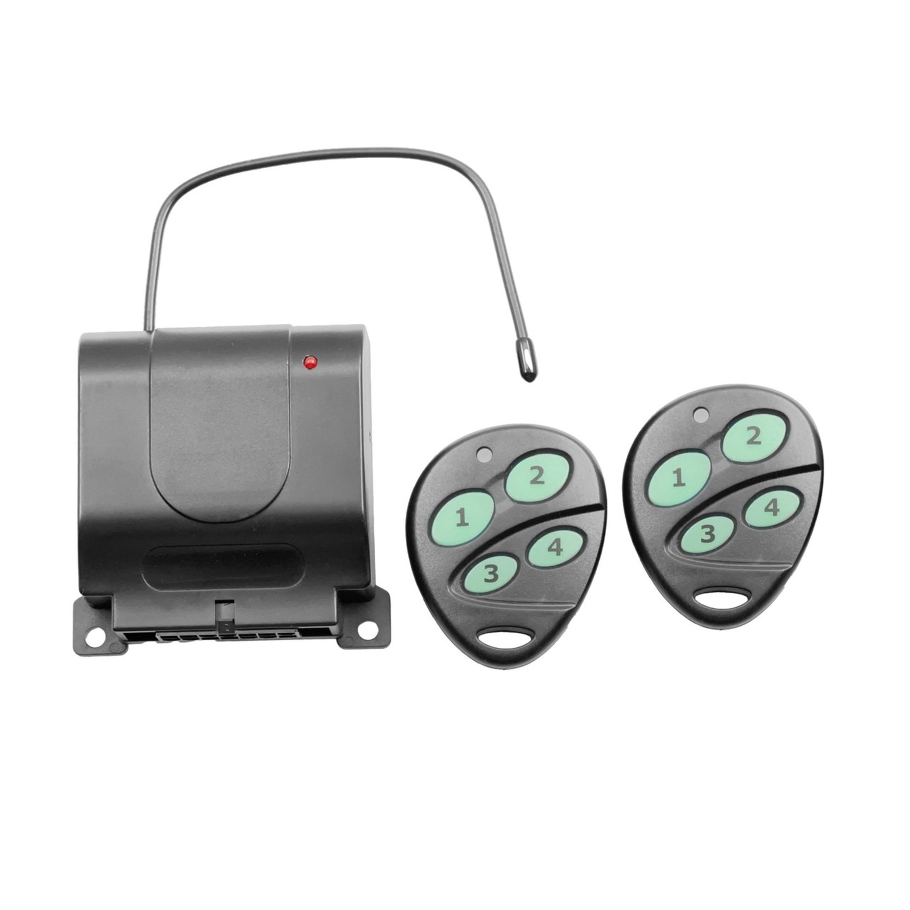 4-Channel W/less Rmt Ctrl Relay with 2 Key Fob