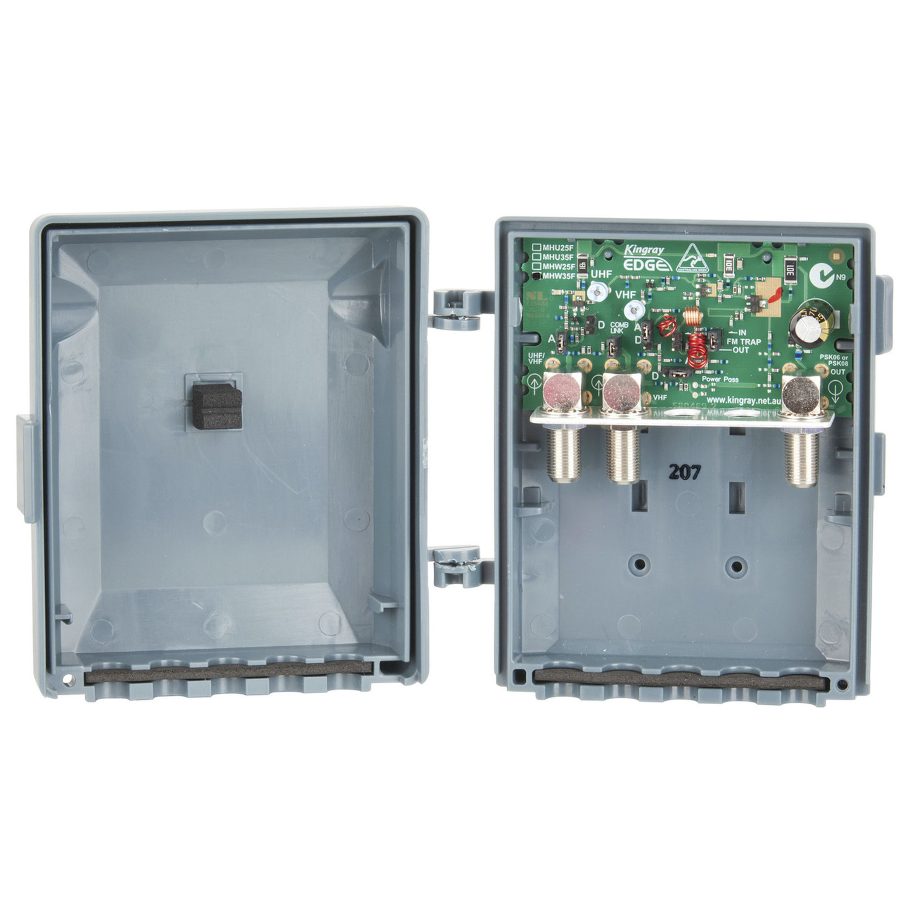 Kingray VHF/UHF Masthead Amplifier with LTE/4G Filters