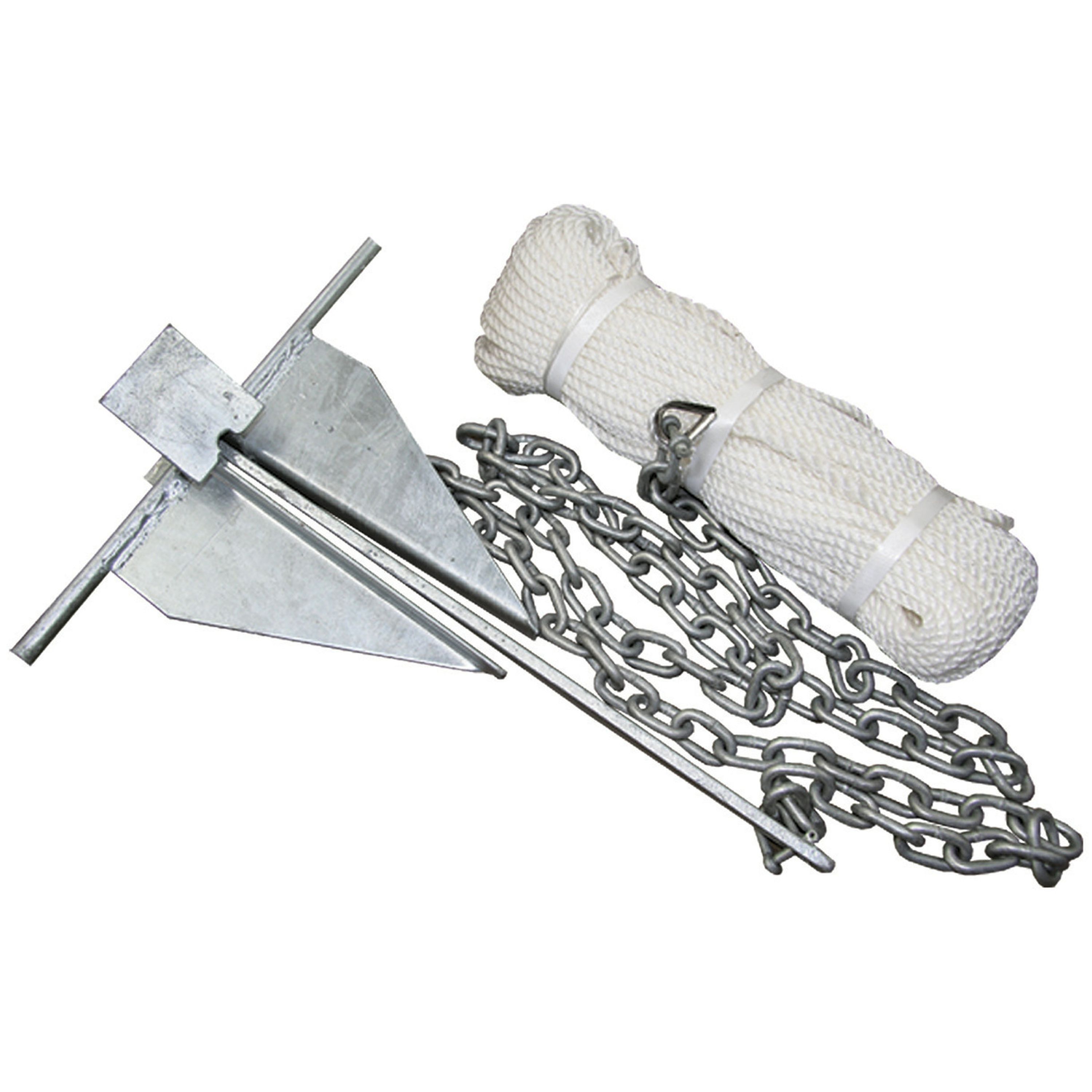 Anchor Kit with 50m Rope and 2m Chain - 2.7kg/6lb