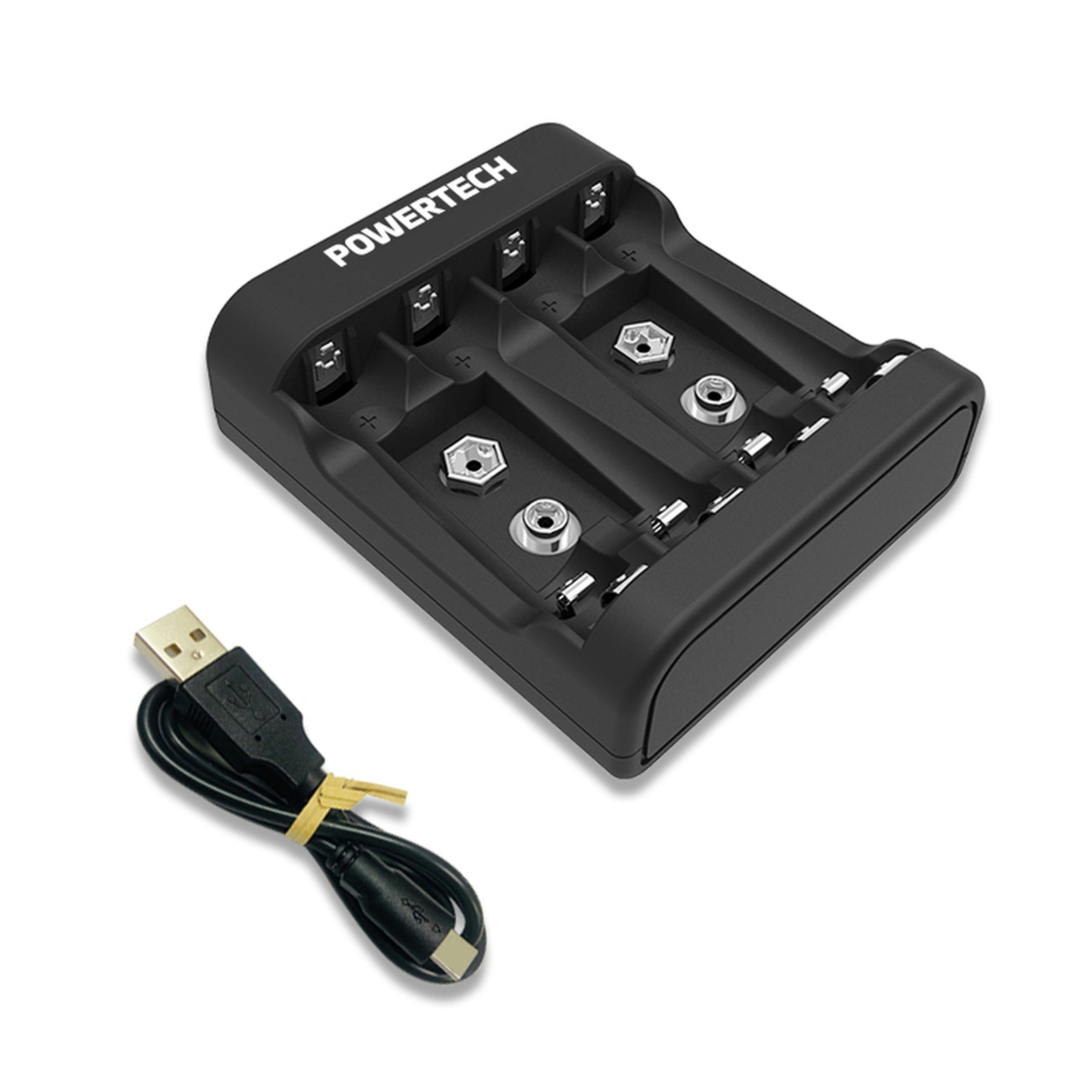 6 Channel USB Charger for 1.2V Ni-MH/NiCd & 9V Batteries