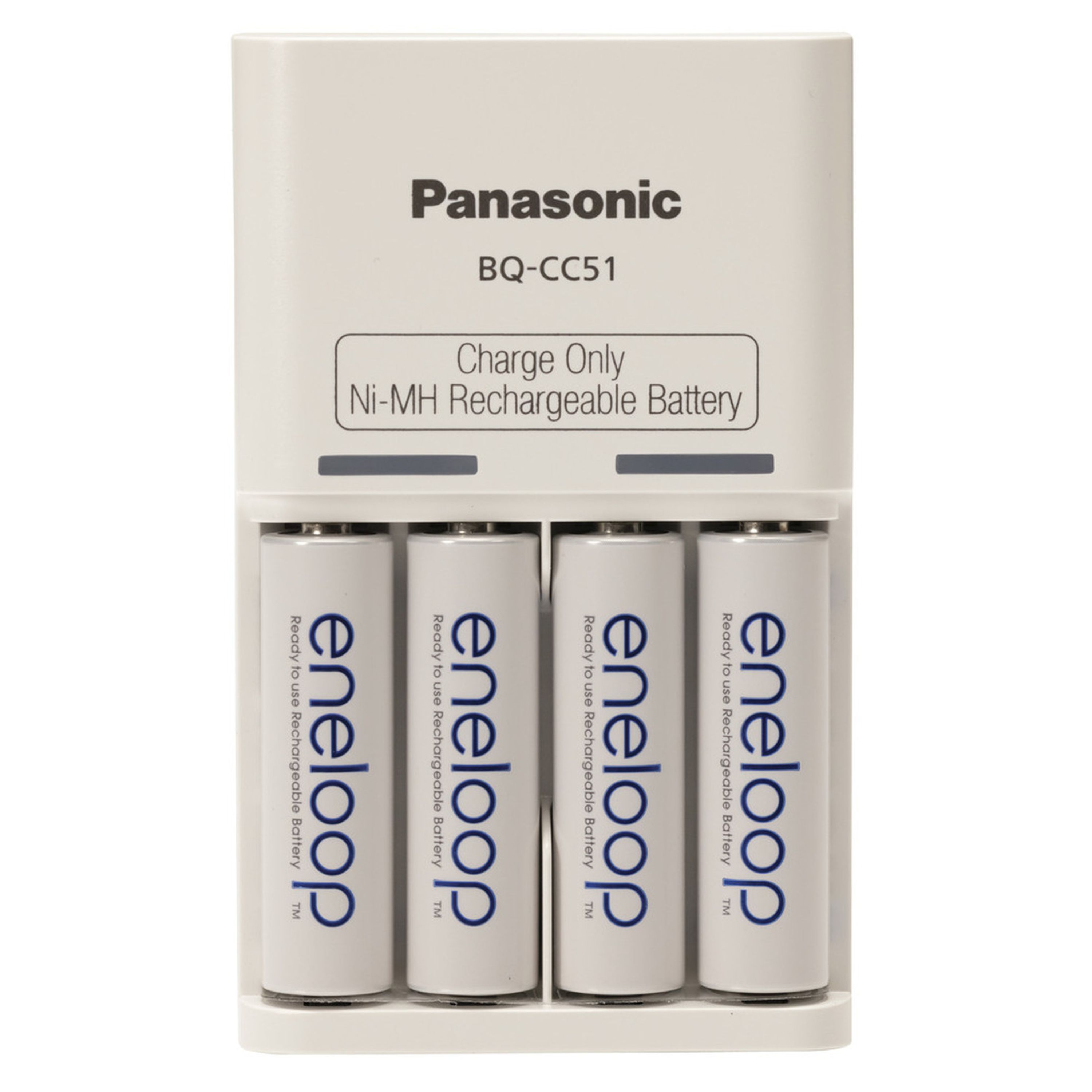 Panasonic Ni-MH Battery Charger with 4 Eneloop Batteries