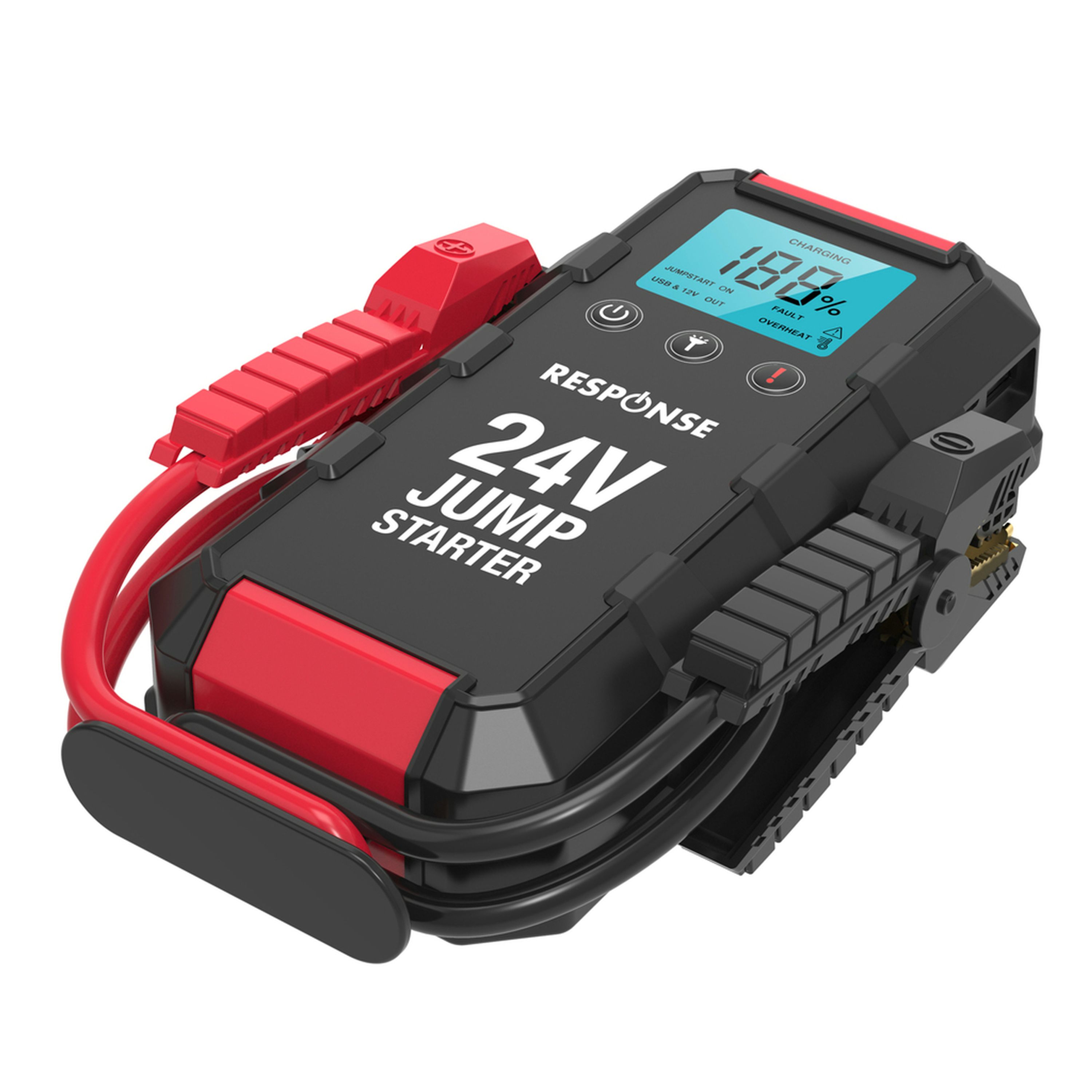Ultra High Capacity 24V 1200A Lithium Jump Starter and Powerbank