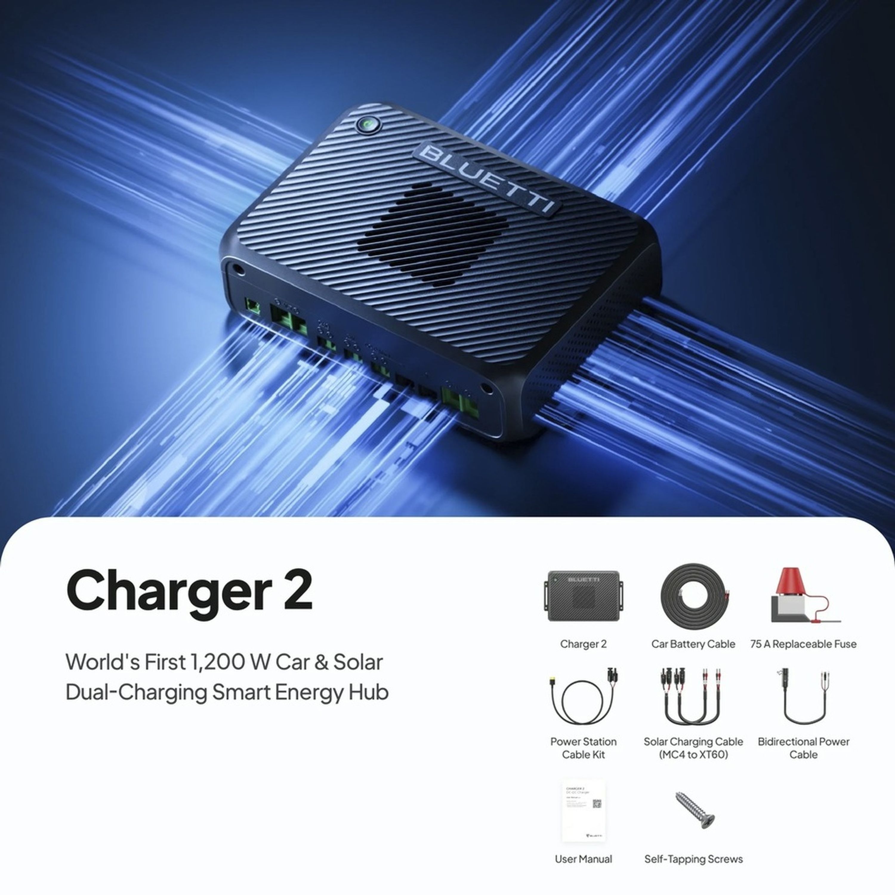 Bluetti Charger 2 Bundle