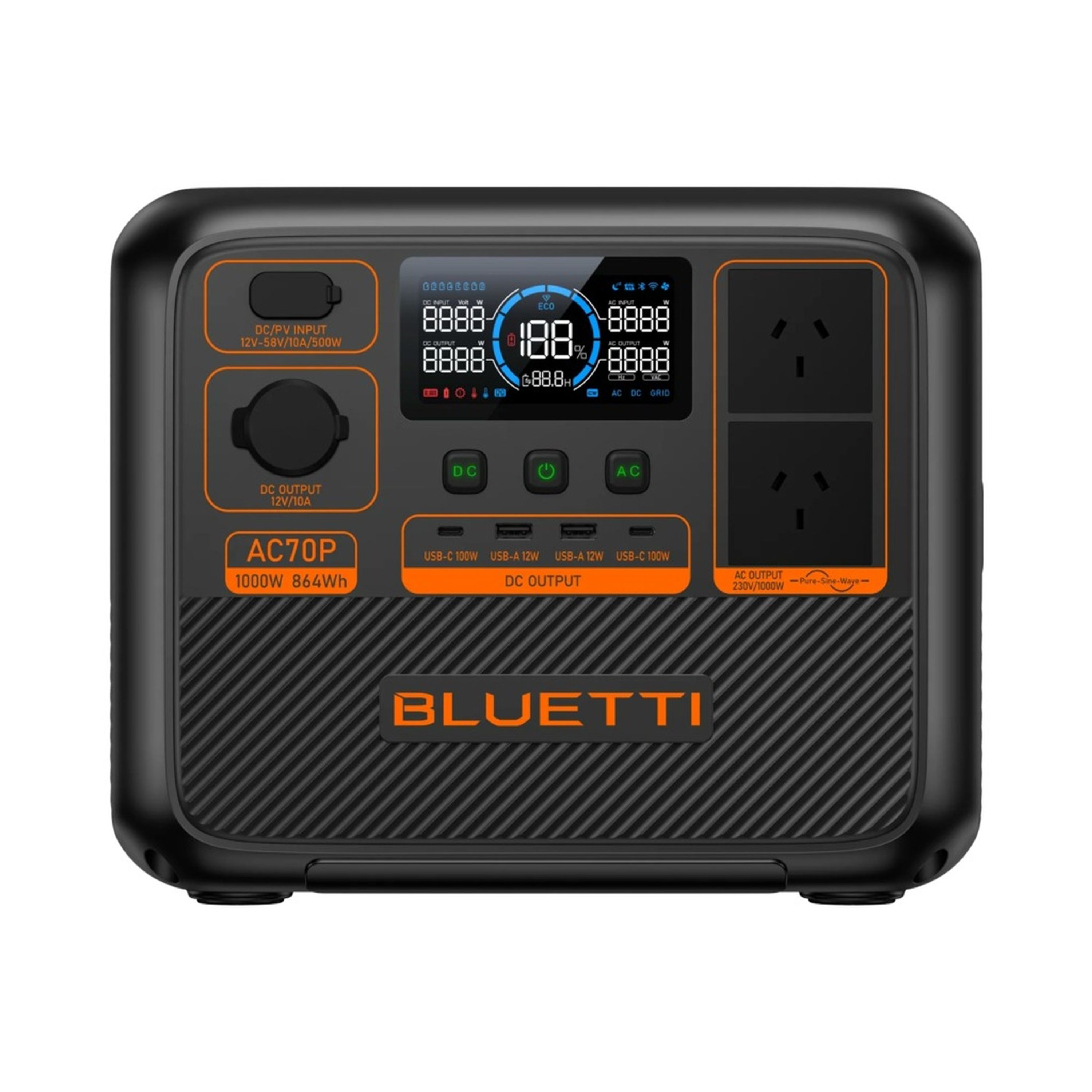 Bluetti AC70P 1000W Portable Power Station