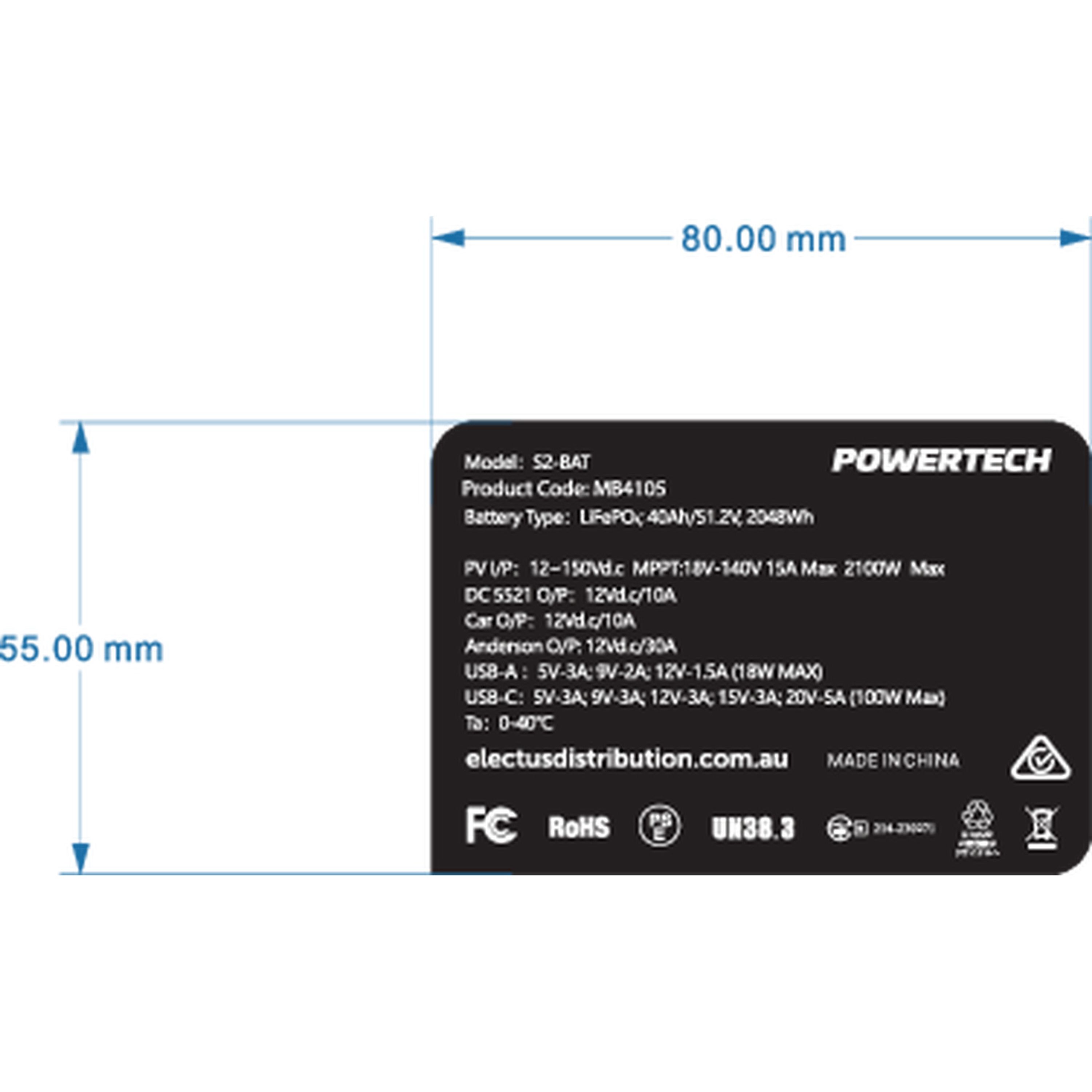 Powertech Expansion Battery