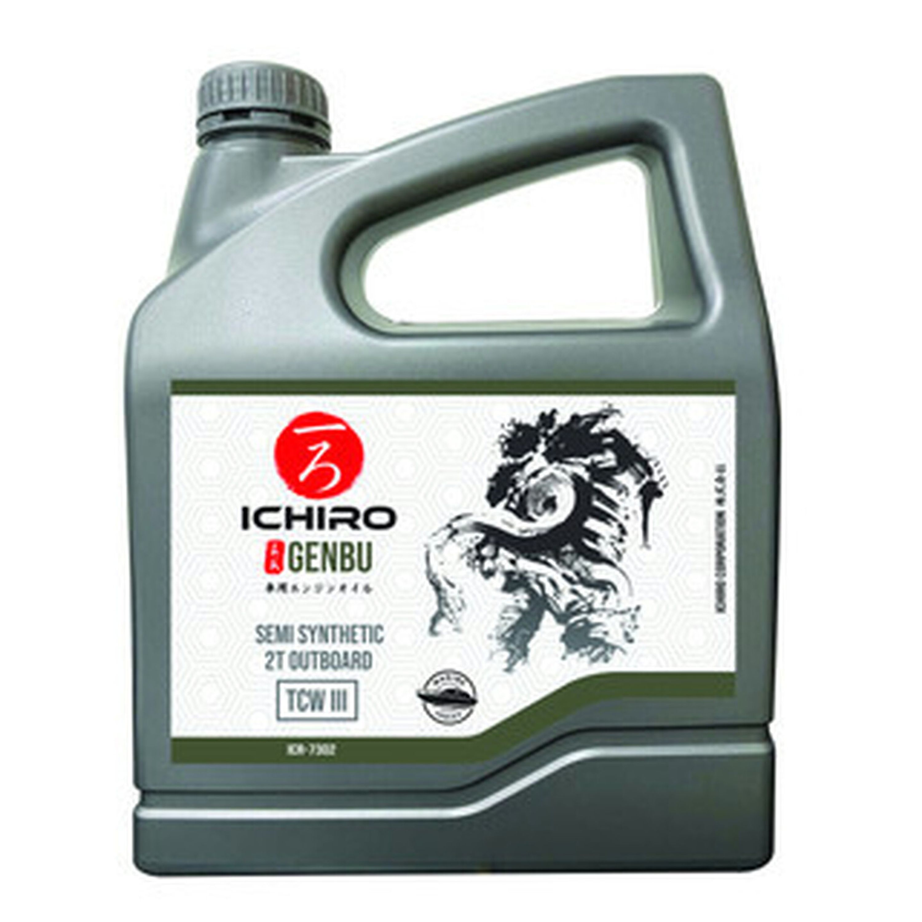 SEMI-SYNTHETIC 2 STROKE TCW-3 OUTBOARD ENGINE OIL 4L