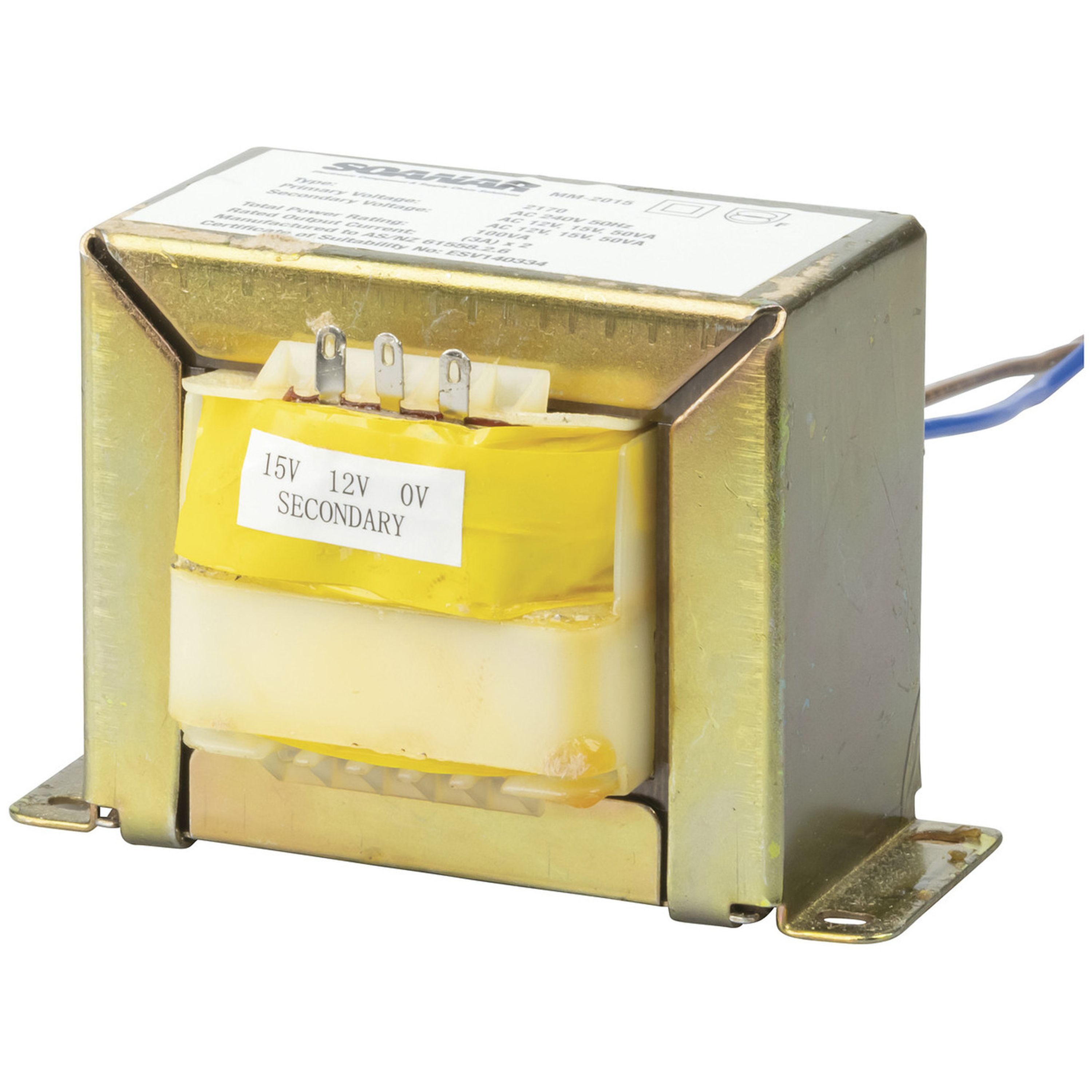 12V - 30V, 65VA, 6A Multi-Tapped/Dual Type 2170 Transformer