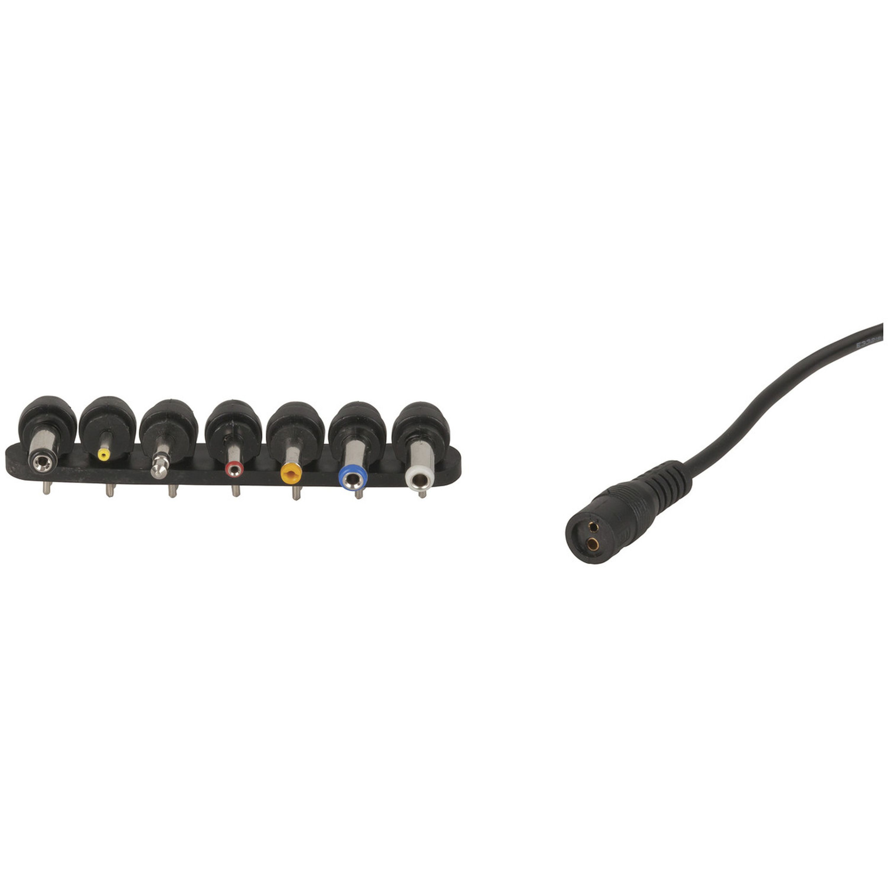 12VAC 1A Unregulated Power Supply 7 x DC Style Plugs