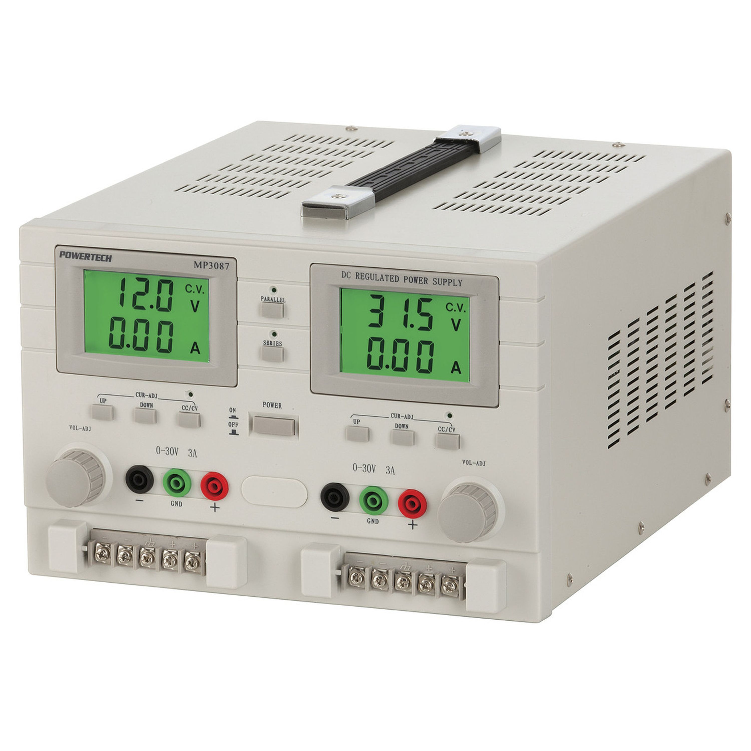 0 to 31.5 VDC Dual Output Dual Tracking Laboratory Power Supply