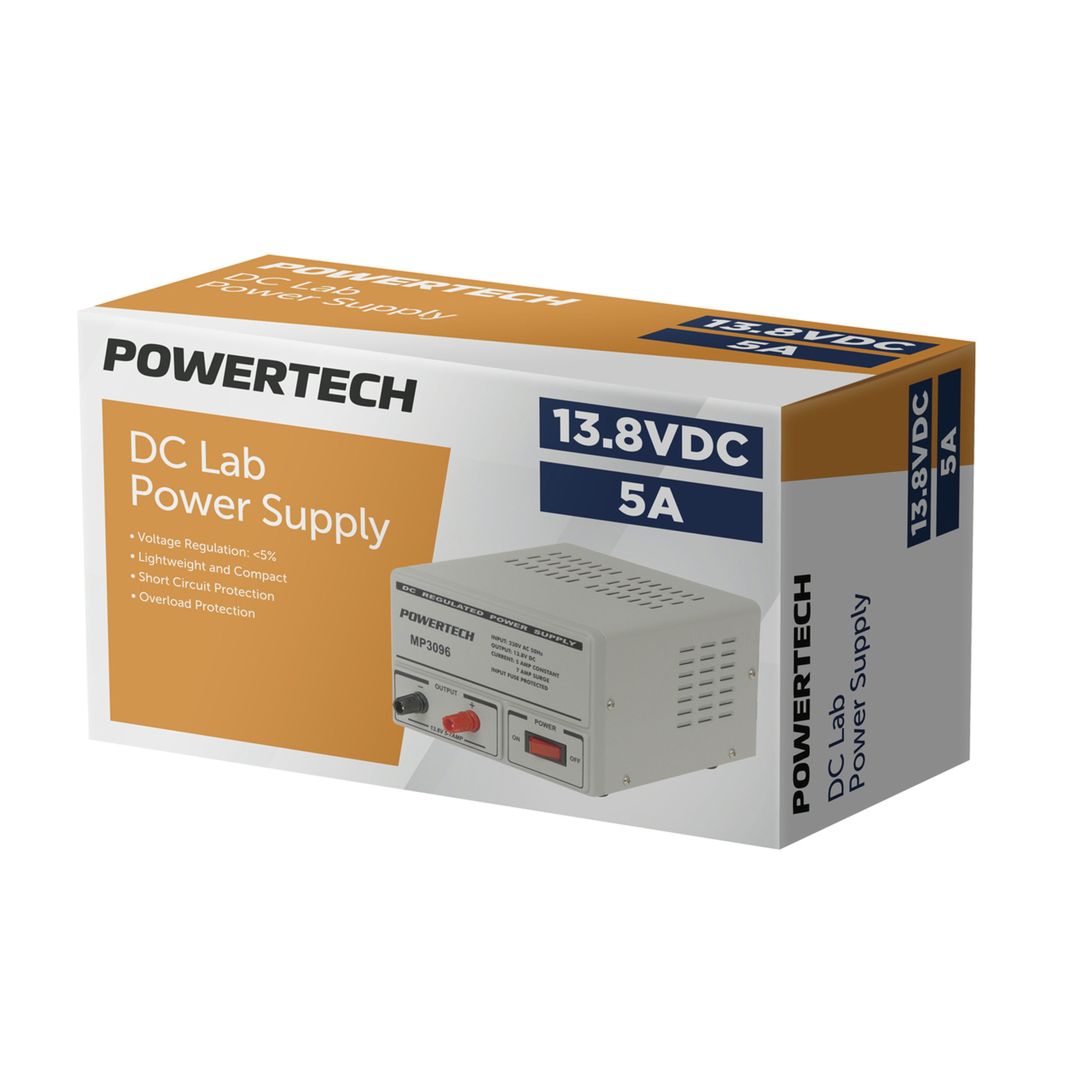 13.8 Volt 5 Amp DC Lab Power Supply