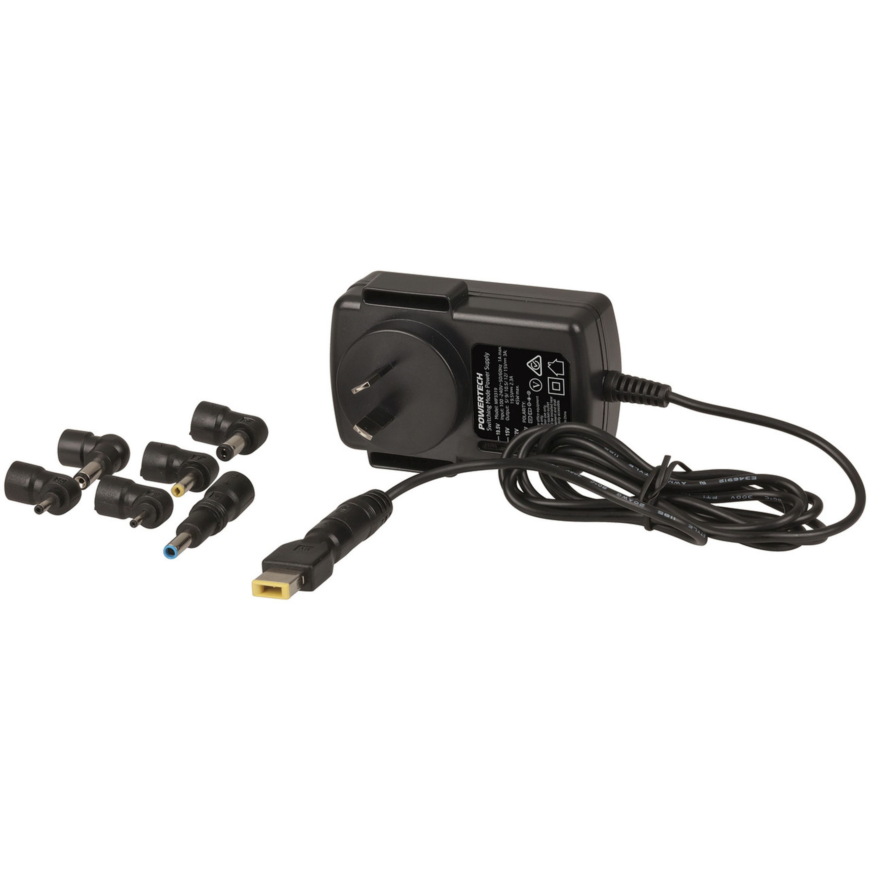 5-19.5V DC 45W Power Supply 7DC Plugs